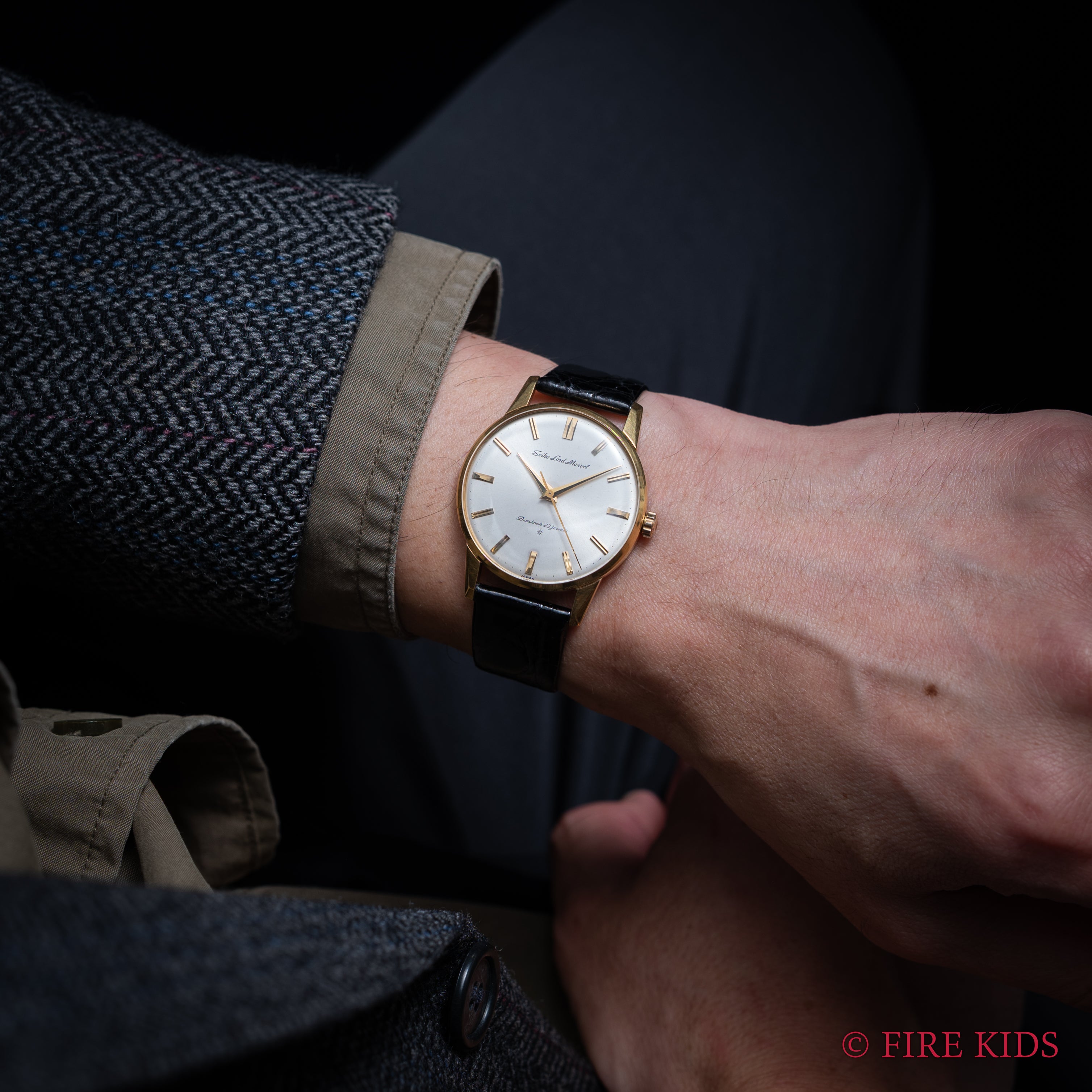 セイコー ロードマーベル 1963年製 Ref.15023 18金無垢 プリントロゴ SDダイヤル 手巻き