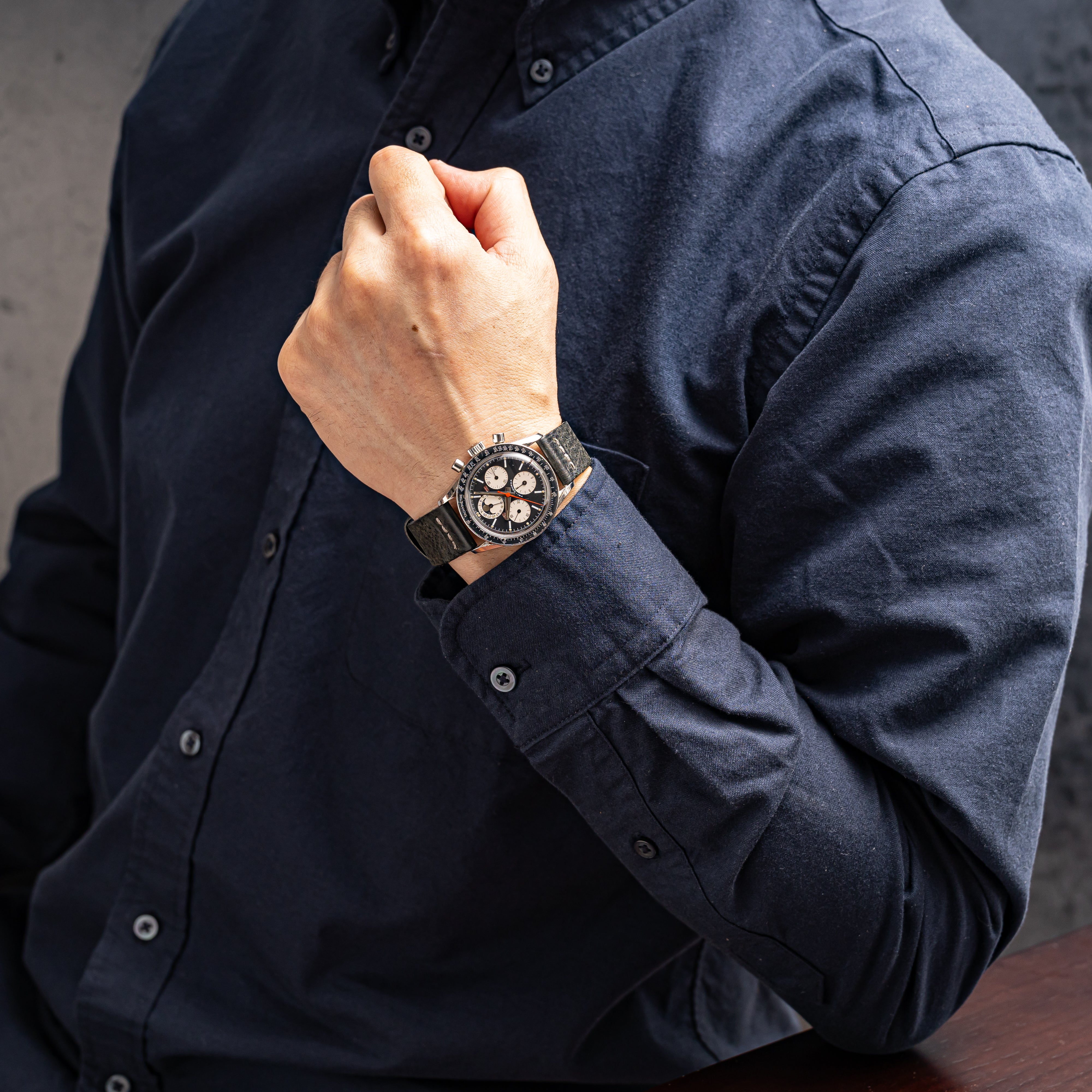 ユニバーサルジュネーブ TRI-COMPAX Evil Clapton トリコンパックス 箱付き1960年代製 Ref.881101/02