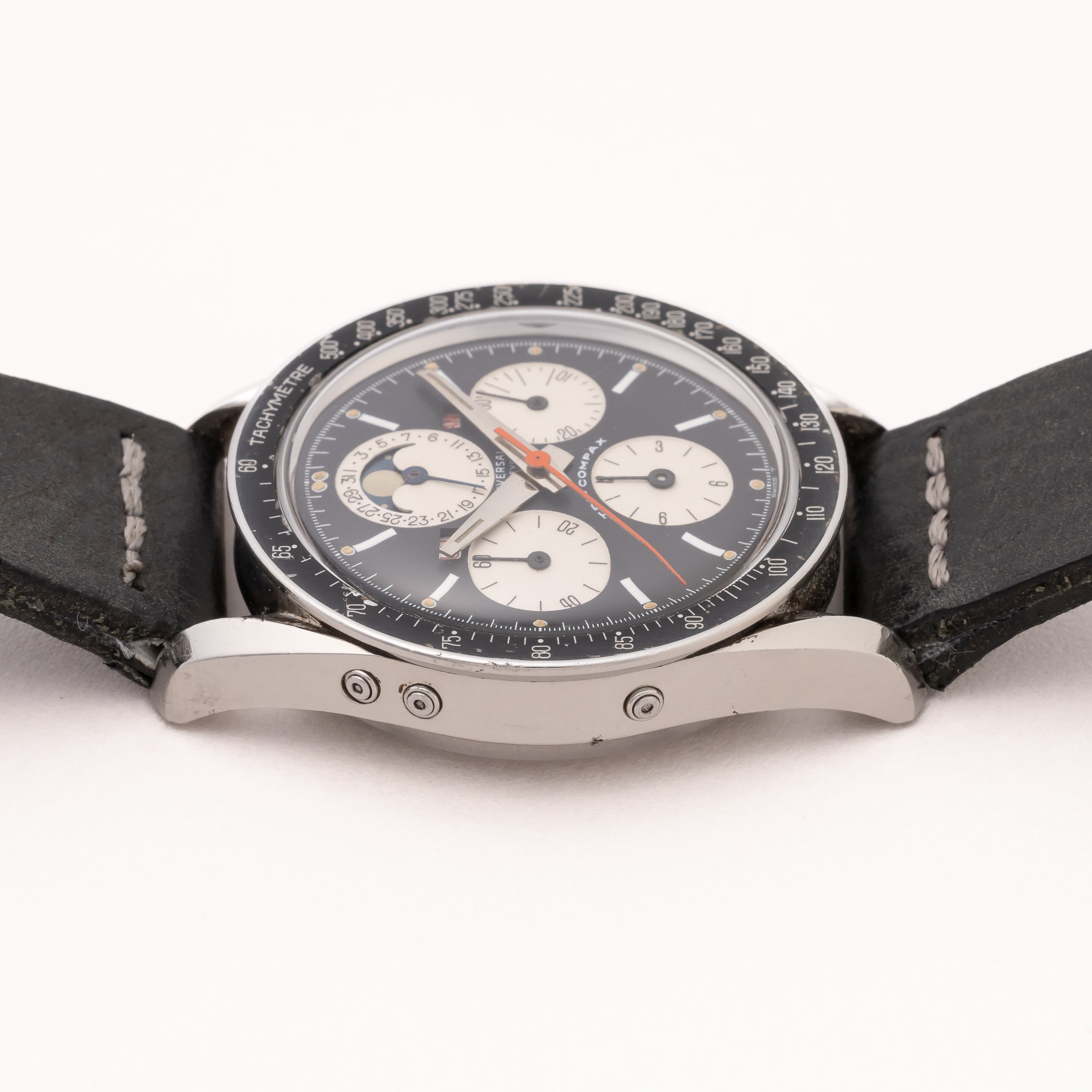 ユニバーサルジュネーブ TRI-COMPAX Evil Clapton トリコンパックス 箱付き1960年代製 Ref.881101/02