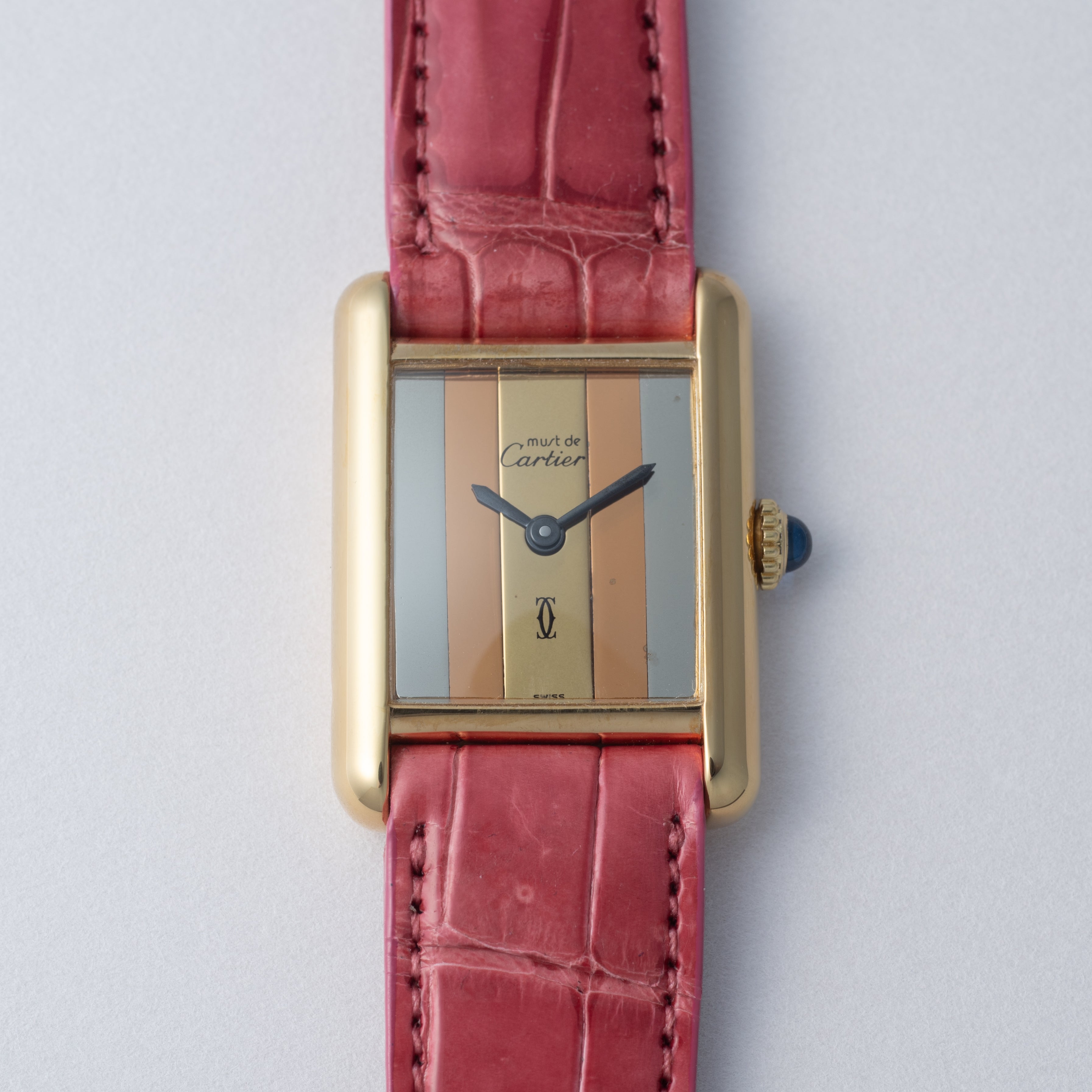 カルティエ マストタンク SMサイズ 3カラーダイヤル 1970年代 トリニティ