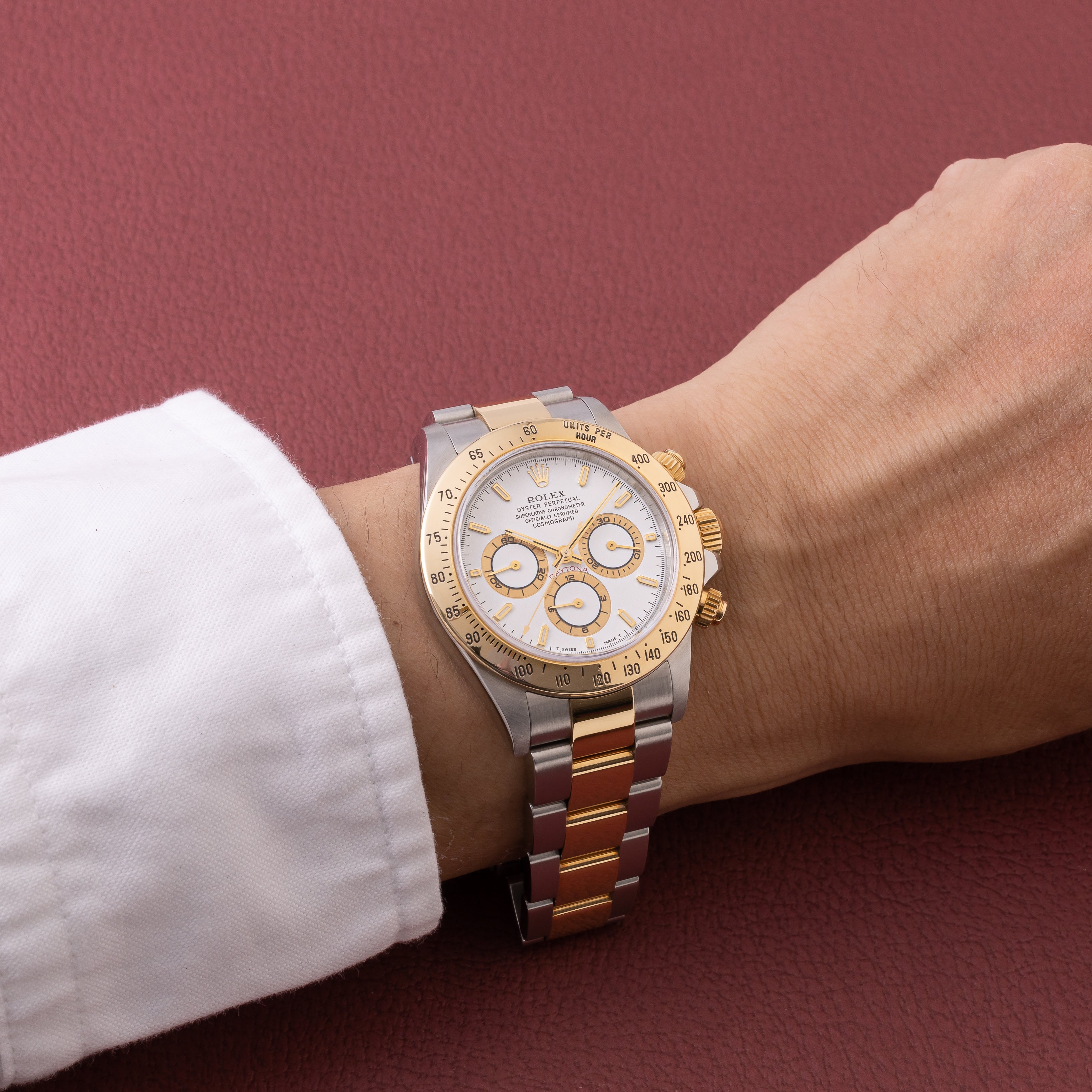ロレックス コスモグラフ デイトナ コンビ 白文字盤 Ref.16523 1998~1999年製