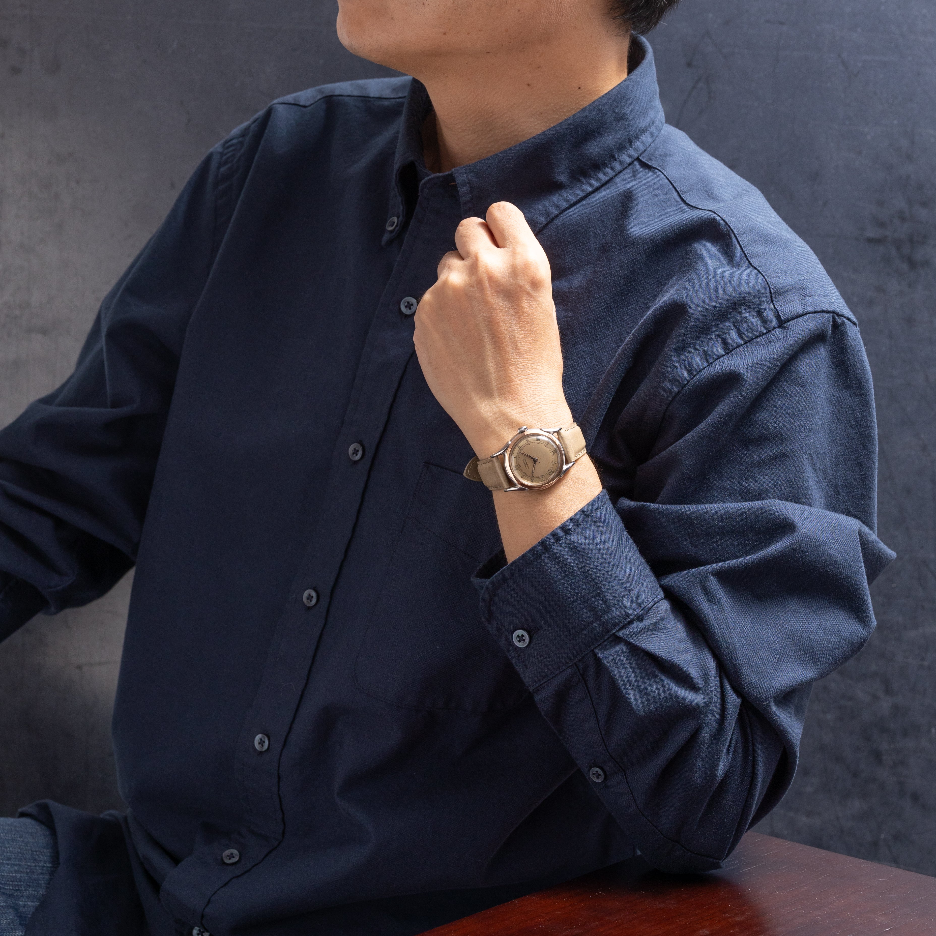 エテルナ オートマチック 1940年代 ツートンダイヤル ピンクゴールド×ステンレス コンビ