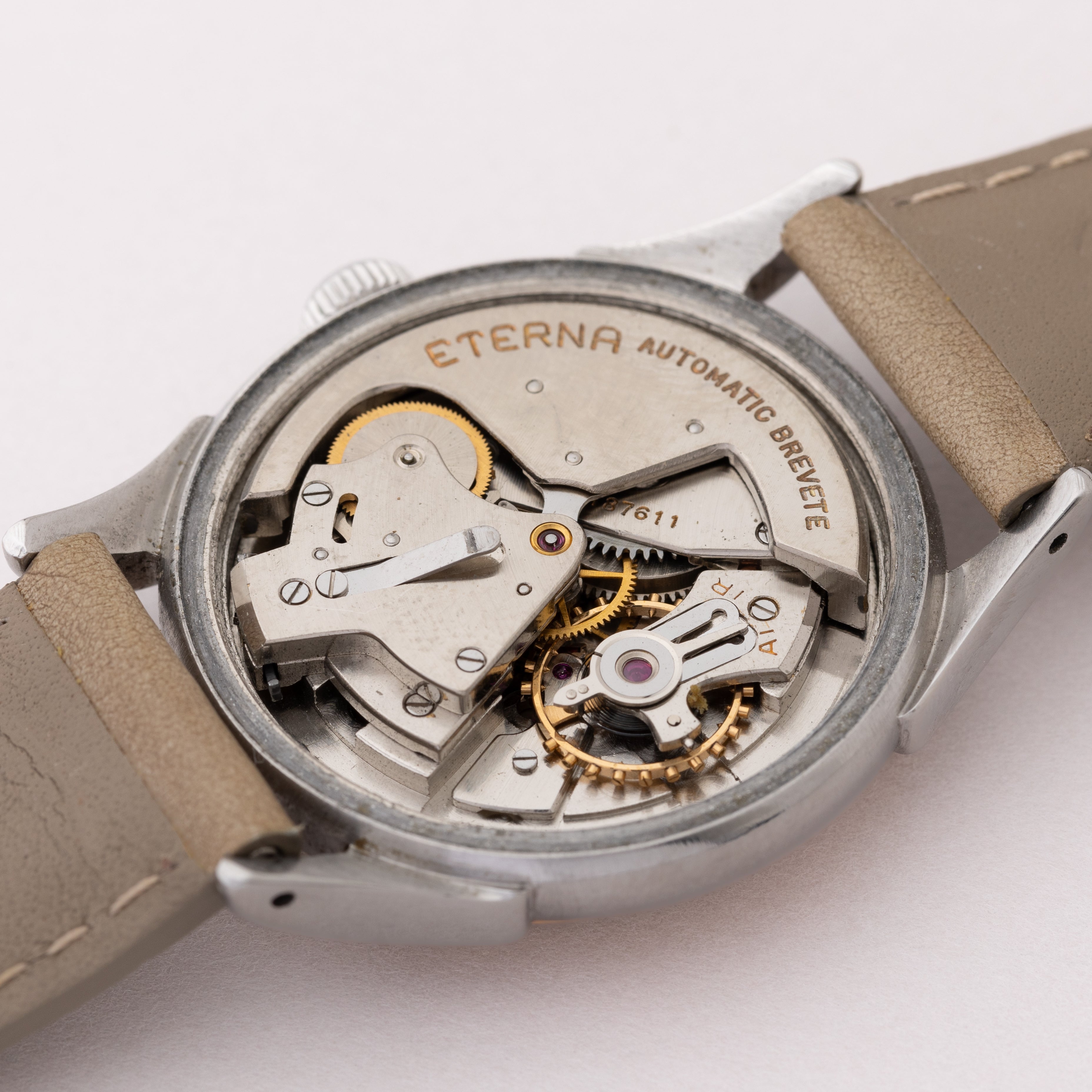 エテルナ オートマチック 1940年代 ツートンダイヤル ピンクゴールド×ステンレス コンビ