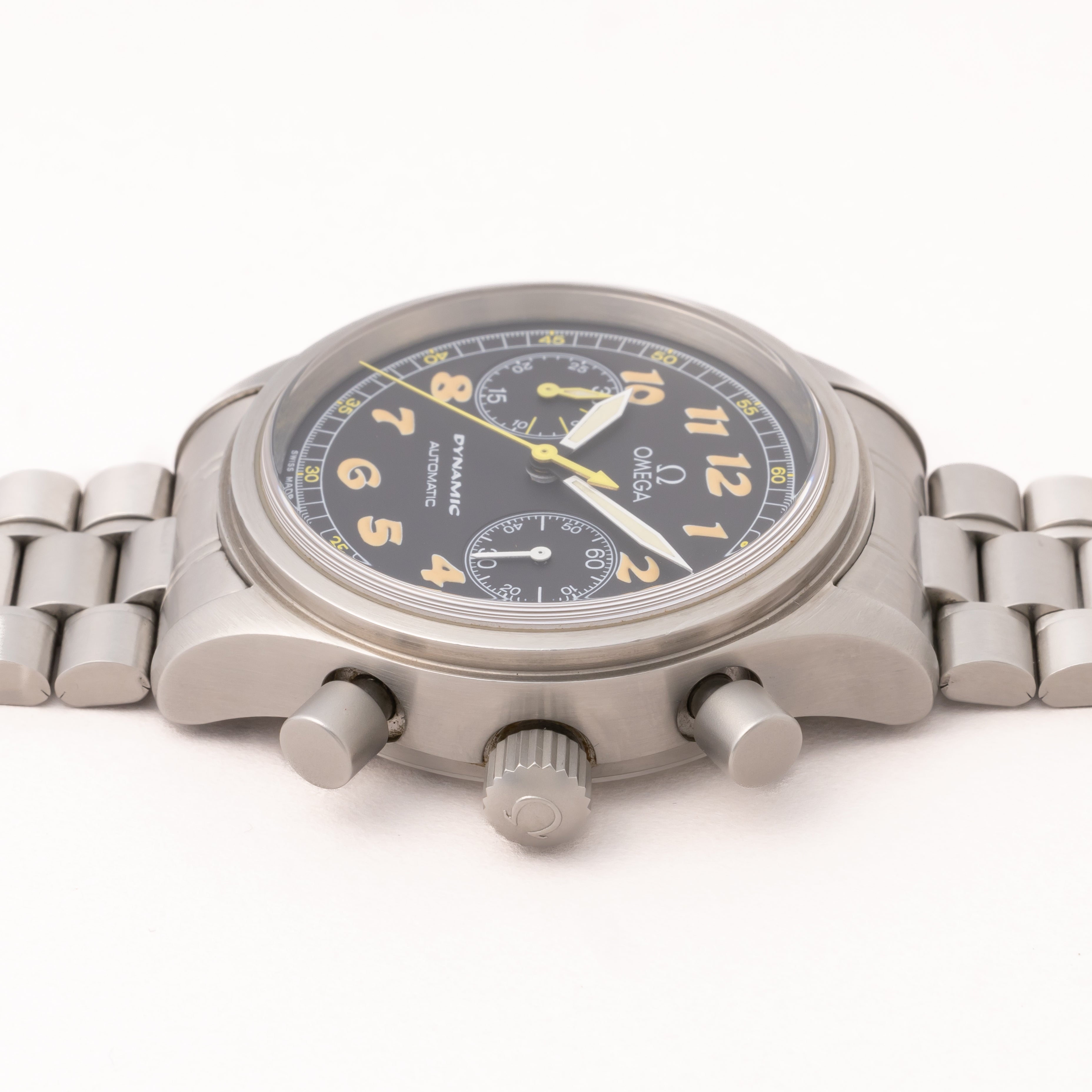 オメガ ダイナミック 自動巻きクロノグラフ 1995~97年製 純正ブレス