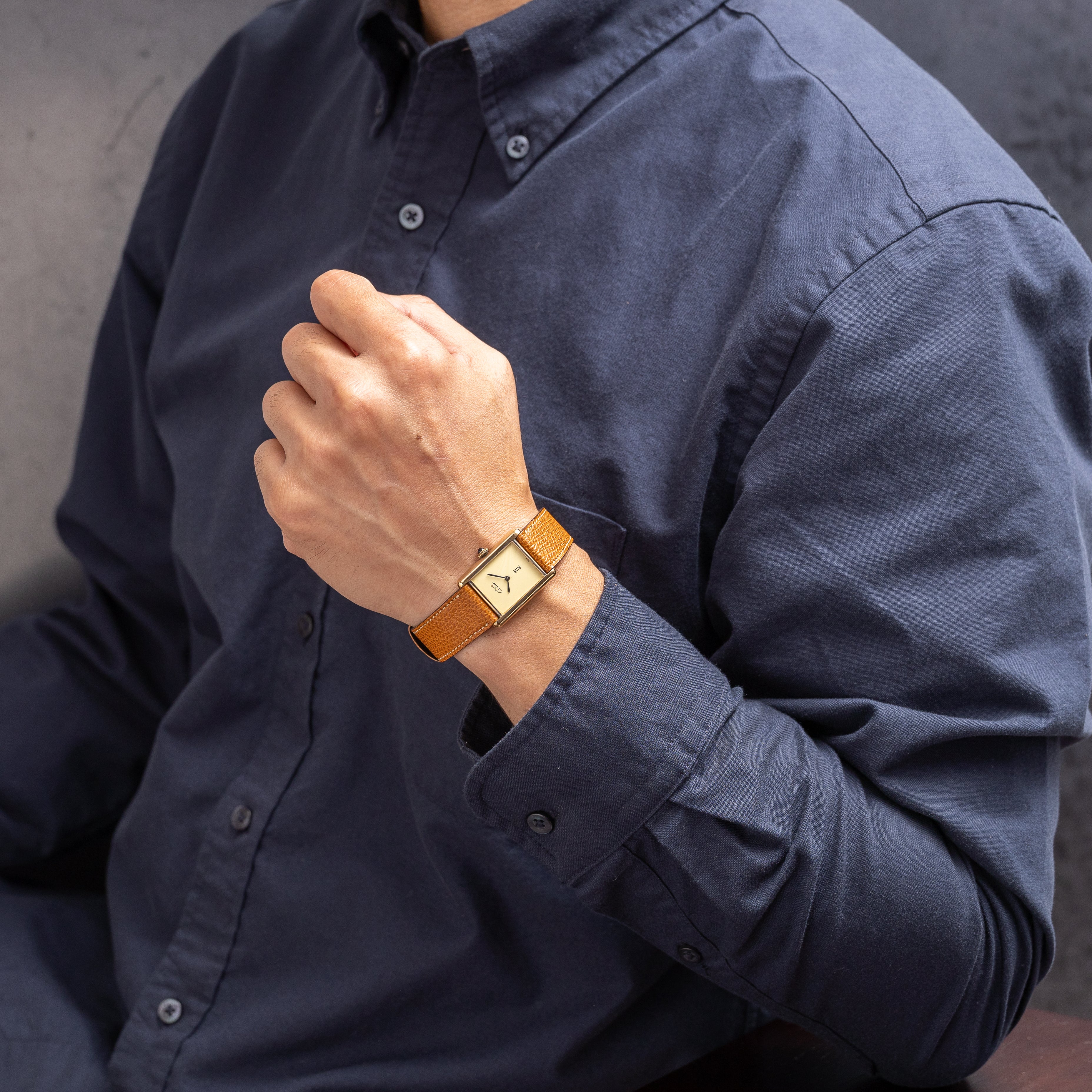 カルティエ マストタンクLM 手巻き式 ベルメイユケース 1980年代製