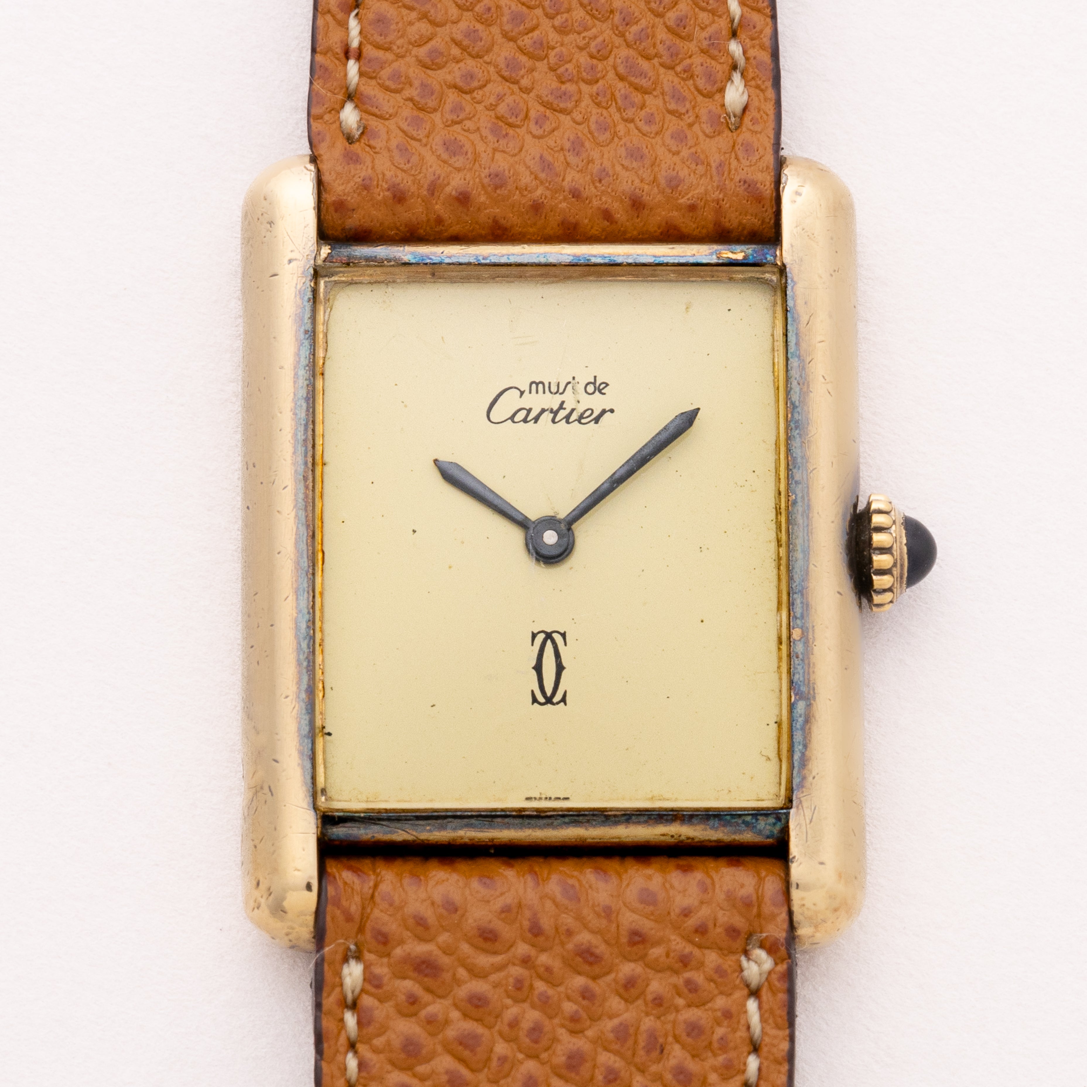カルティエ マストタンクLM 手巻き式 ベルメイユケース 1980年代製