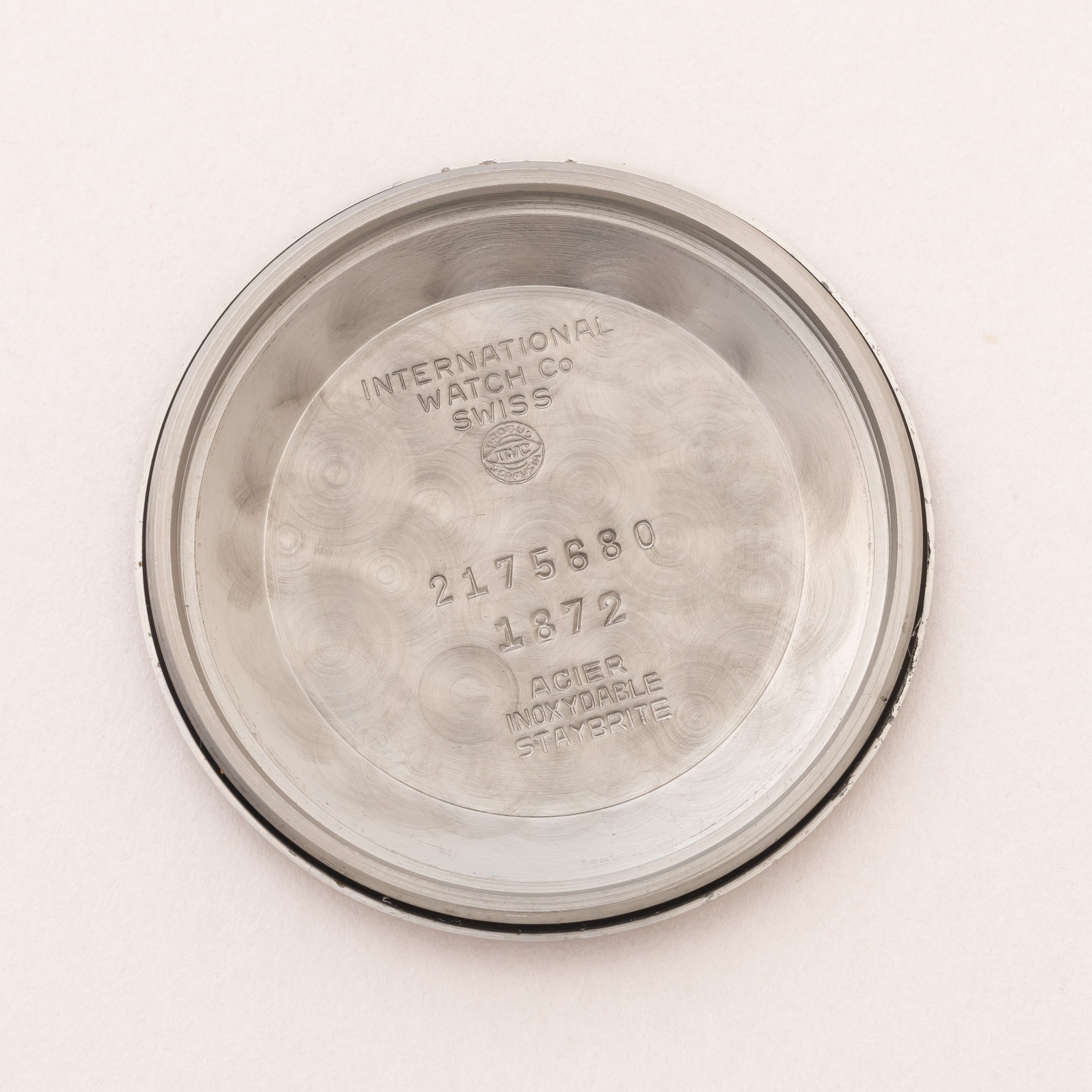 IWC トノーケースTV オートマチック1972年製 純正尾錠付 ノンポリッシュ