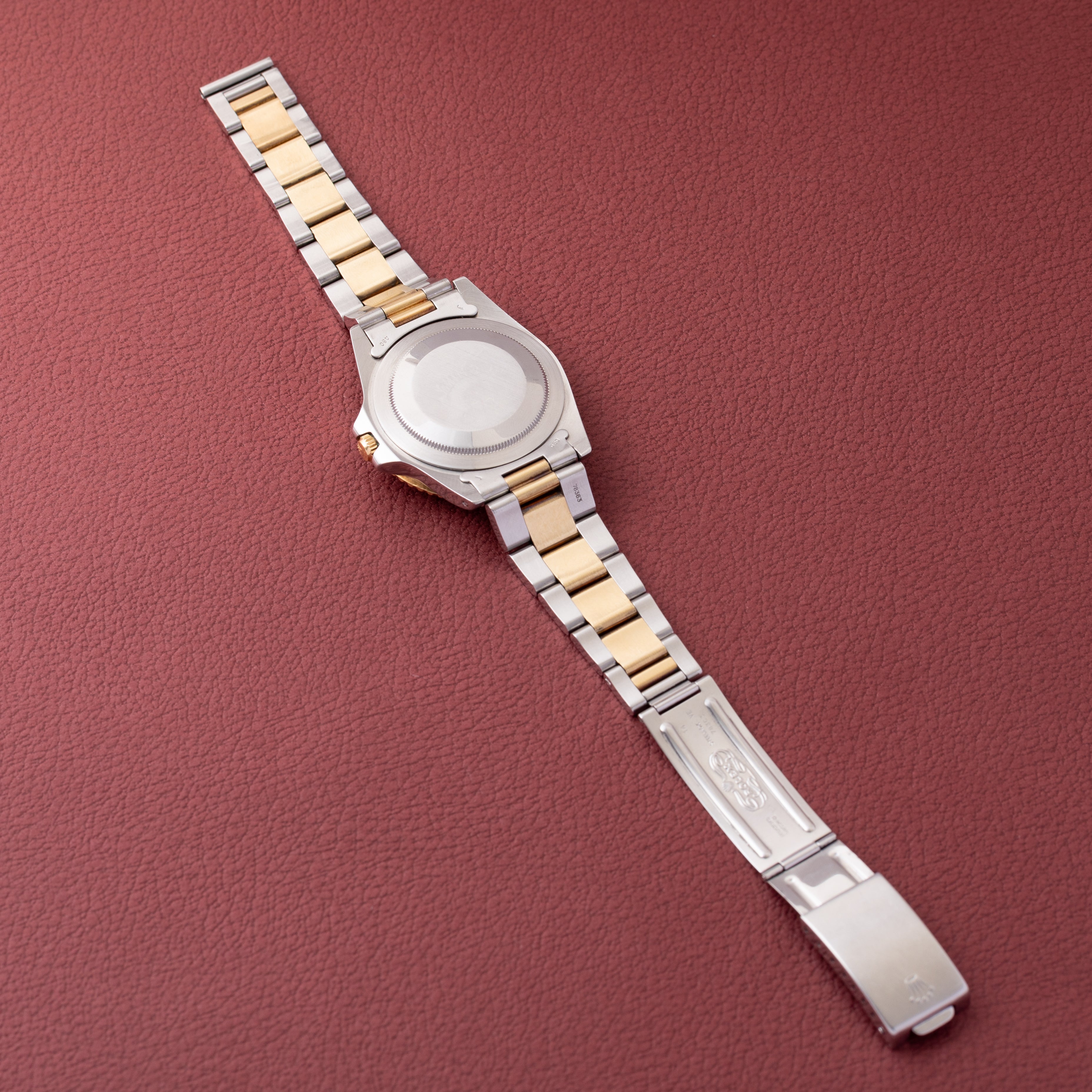 ロレックス GMTマスターコンビ 黒ツボ 1979年製 Ref.16753 オイスター3連ブレス