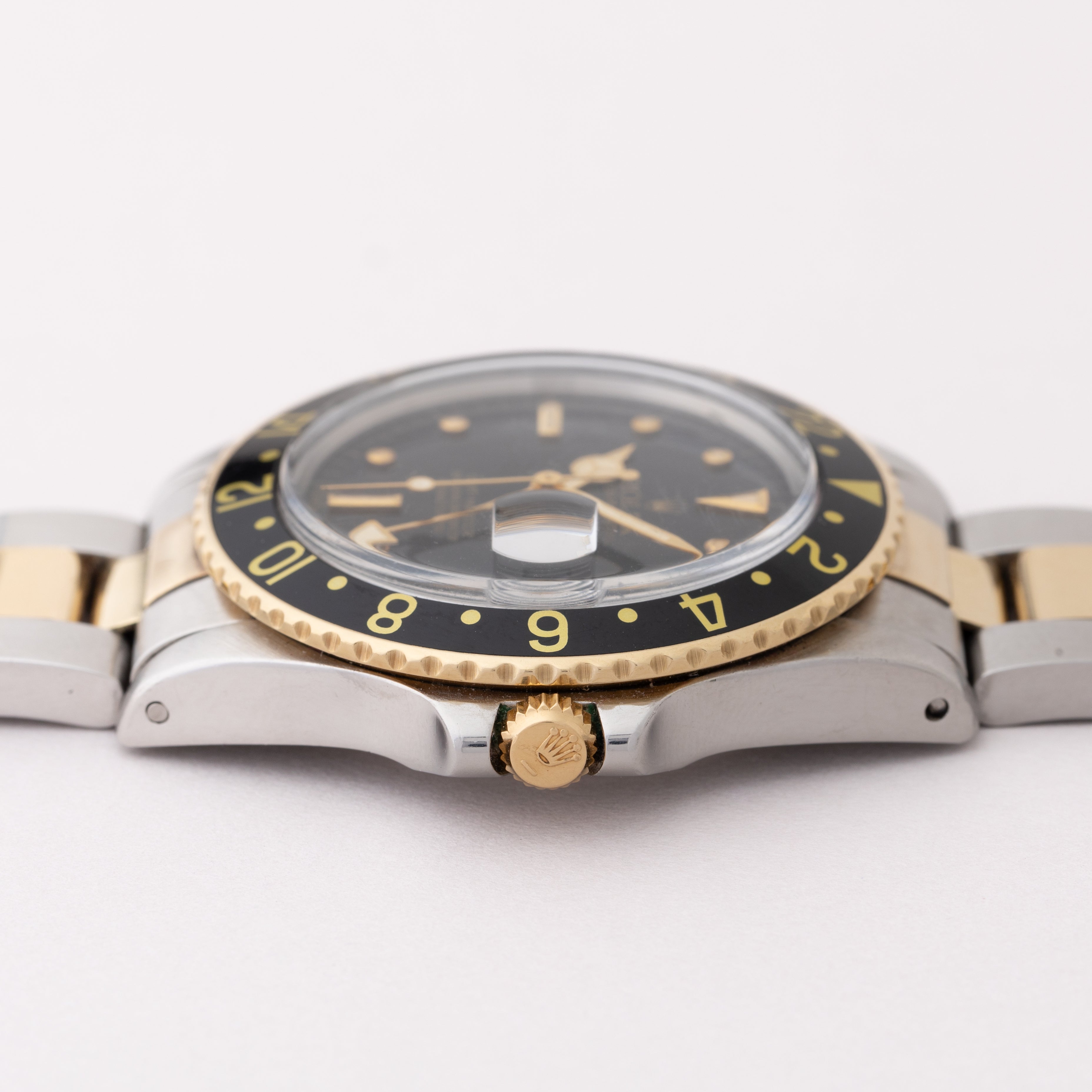 ロレックス GMTマスターコンビ 黒ツボ 1979年製 Ref.16753 オイスター3連ブレス