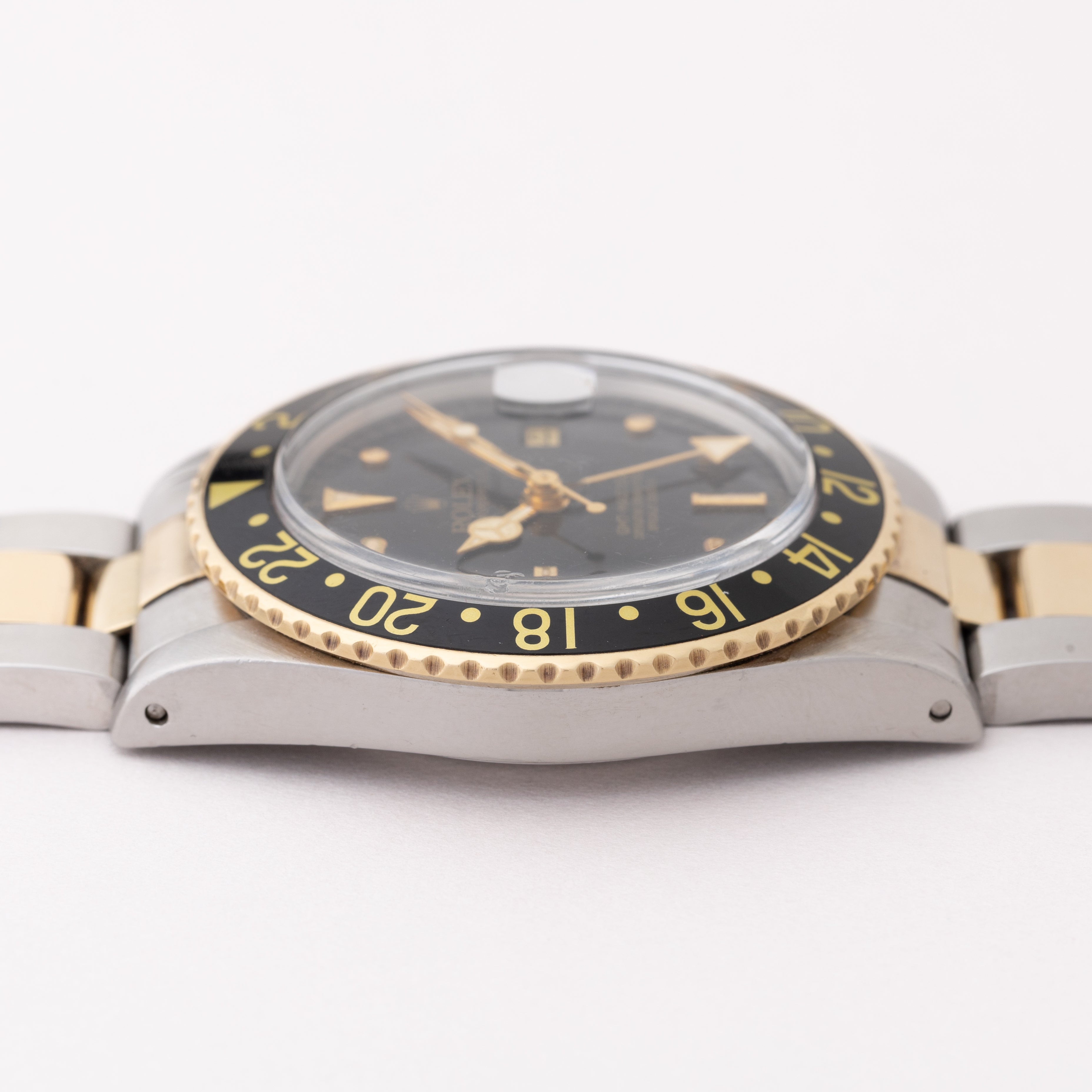 ロレックス GMTマスターコンビ 黒ツボ 1979年製 Ref.16753 オイスター3連ブレス