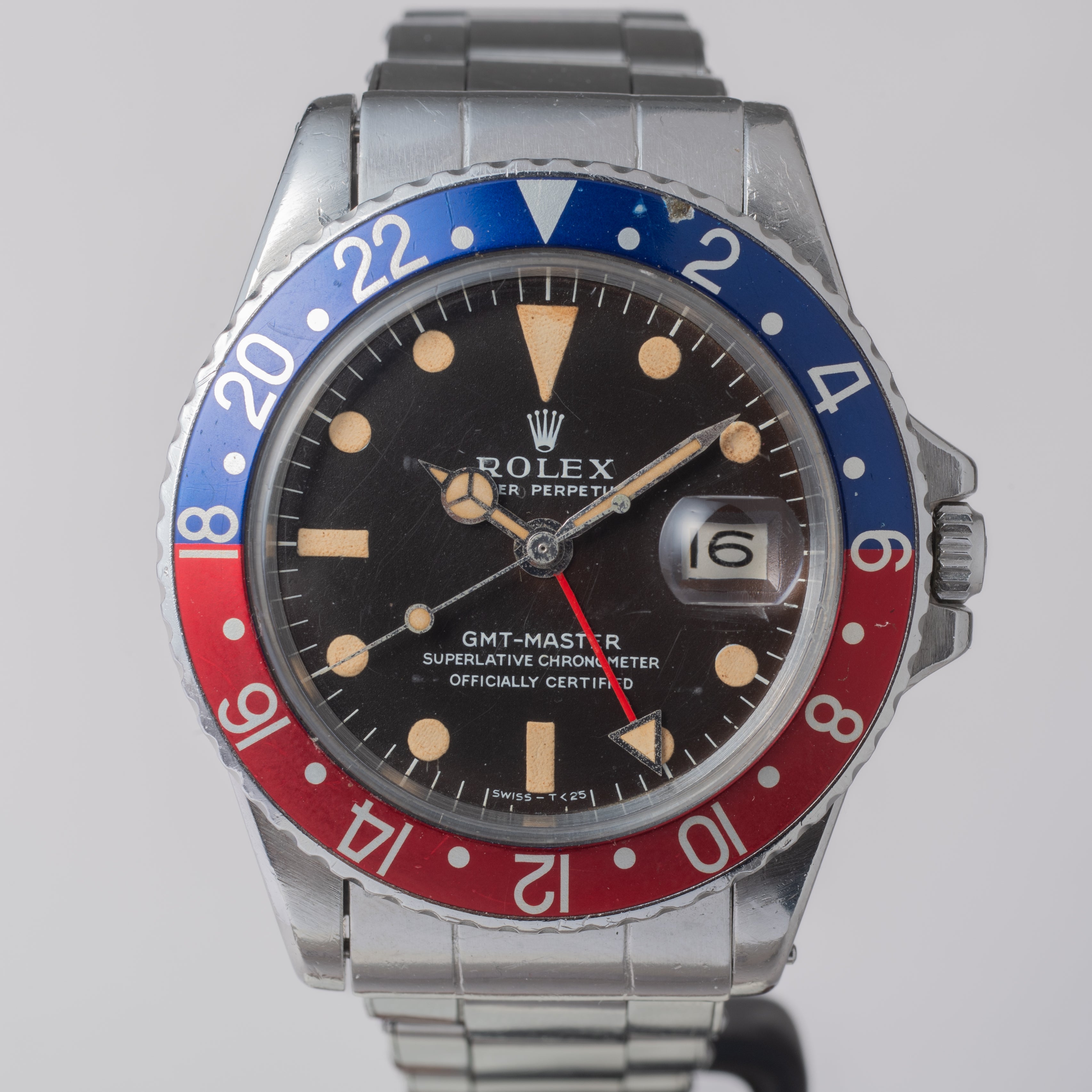 ロレックス GMTマスター 1968年製 Ref.1675 ペプシベゼル