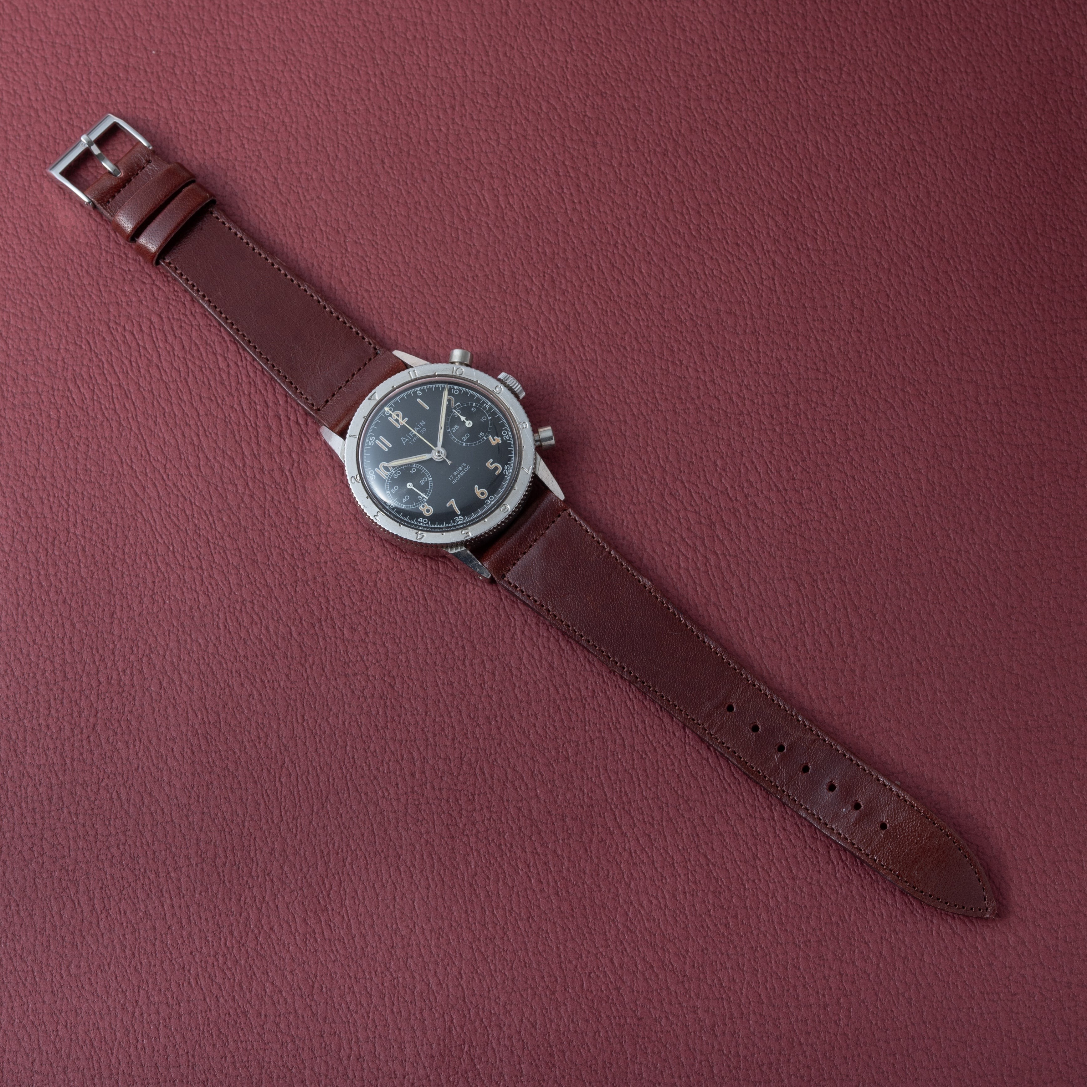 エイラン TYPE20 フランス空軍 フライバックパイロットクロノグラフ 手巻 Cal.222 1960年代製