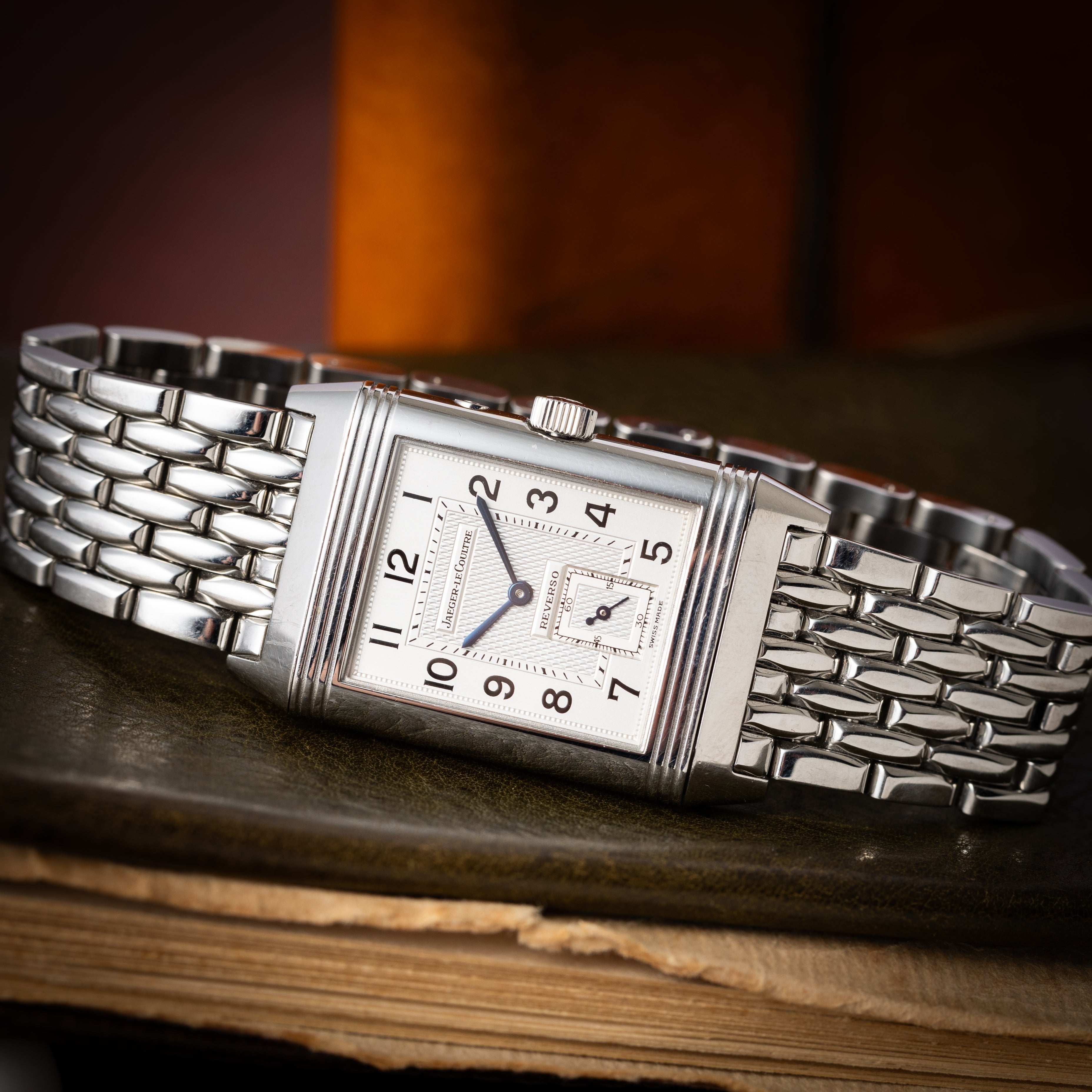 ジャガールクルト レベルソ デュオ ナイトデイ 2003年ギャランティー 純正ブレス付き