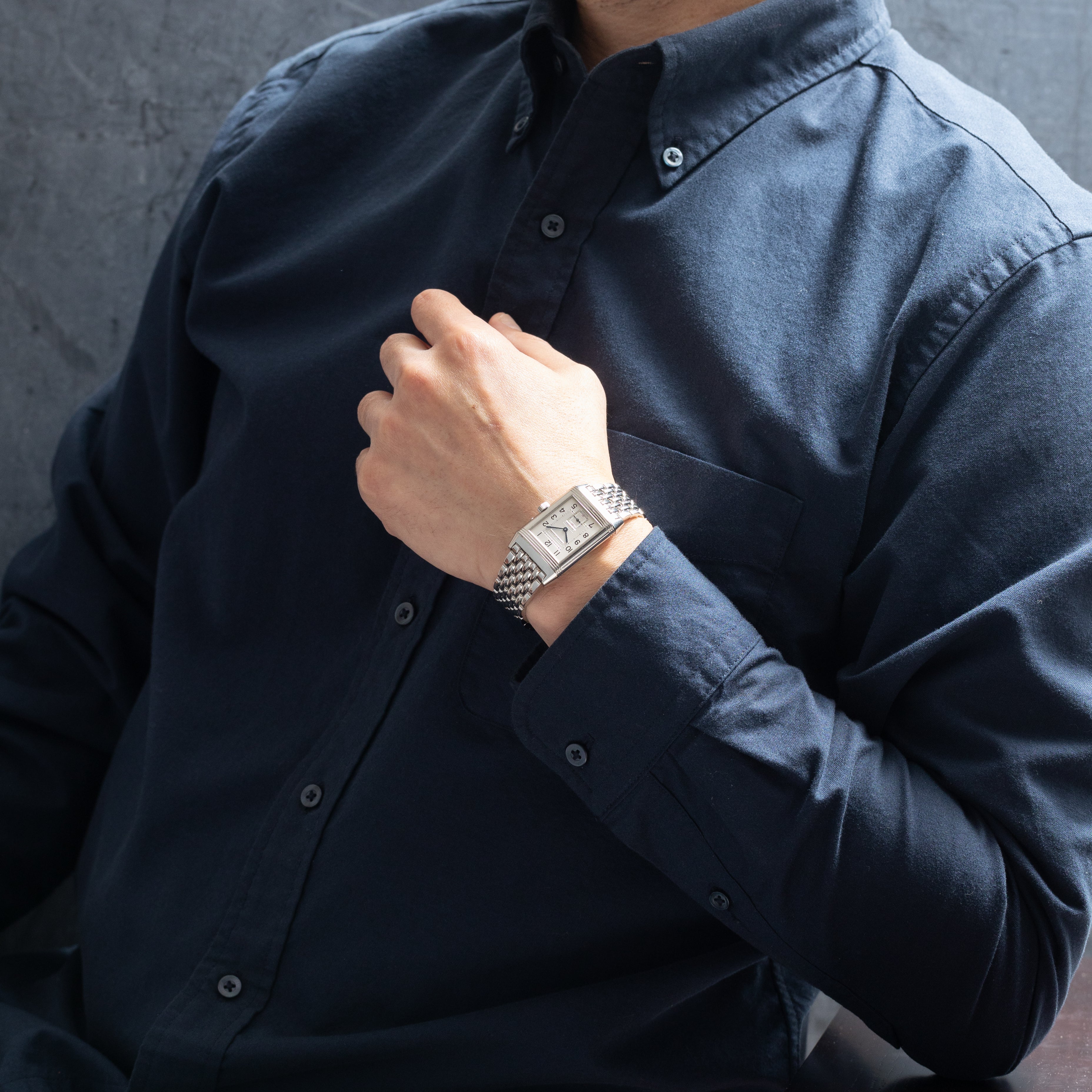 ジャガールクルト レベルソ デュオ ナイトデイ 2003年ギャランティー 純正ブレス付き