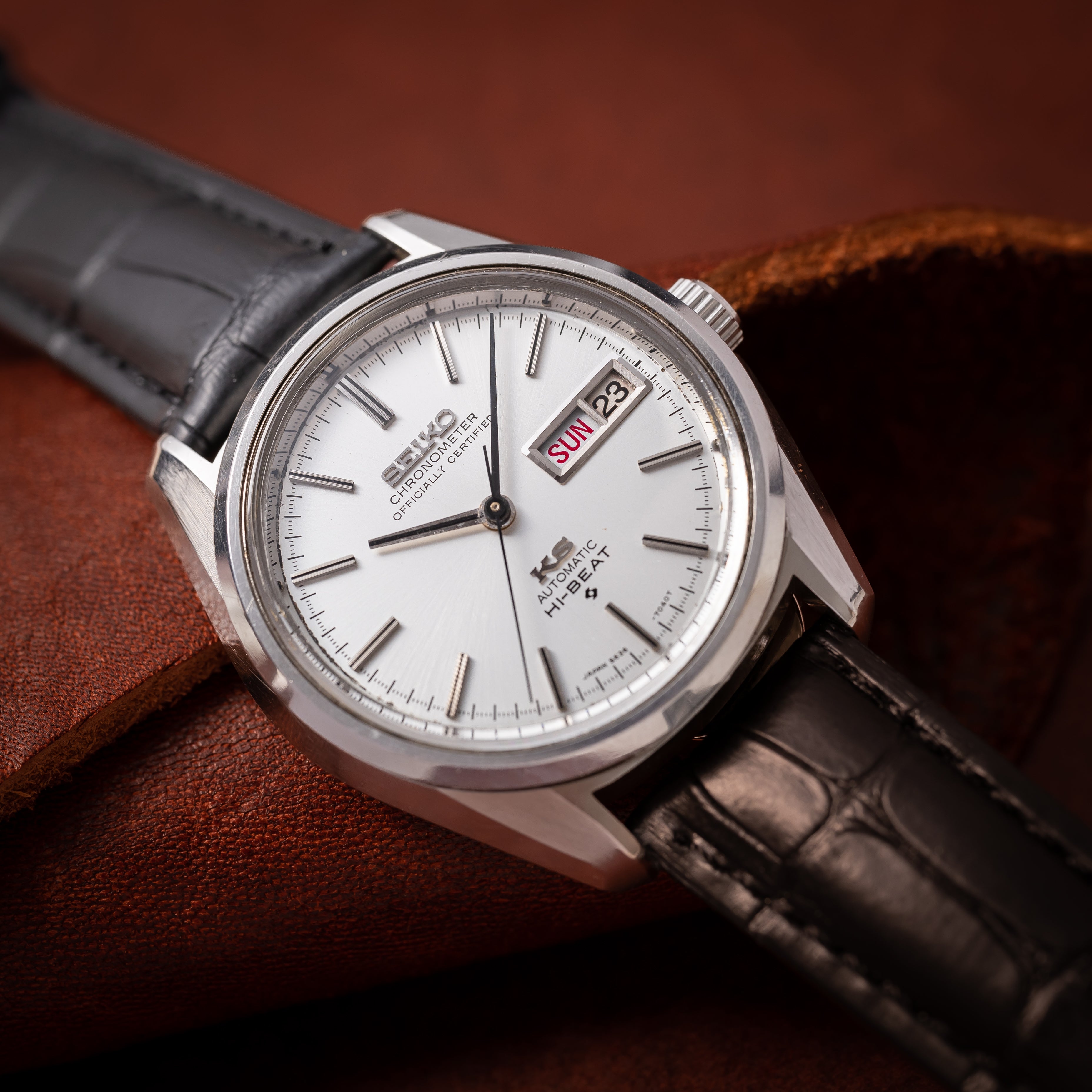 キングセイコー クロノメーター 1969年製 56KS デイデイト ワンピースケース