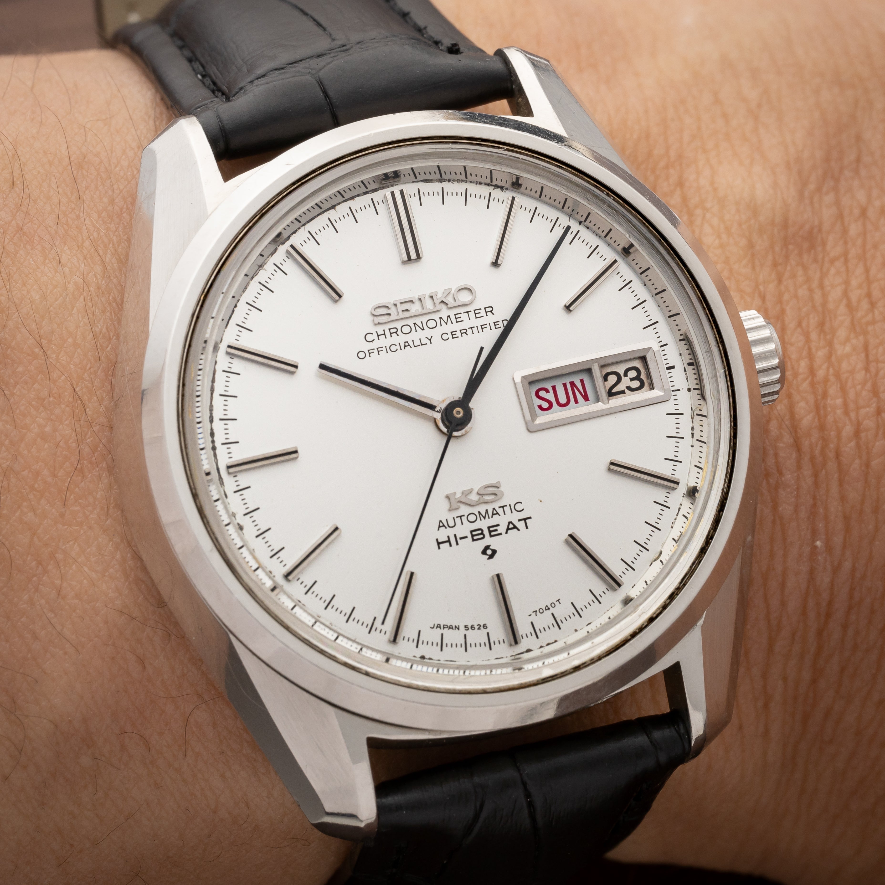 キングセイコー クロノメーター 1969年製 56KS デイデイト ワンピースケース