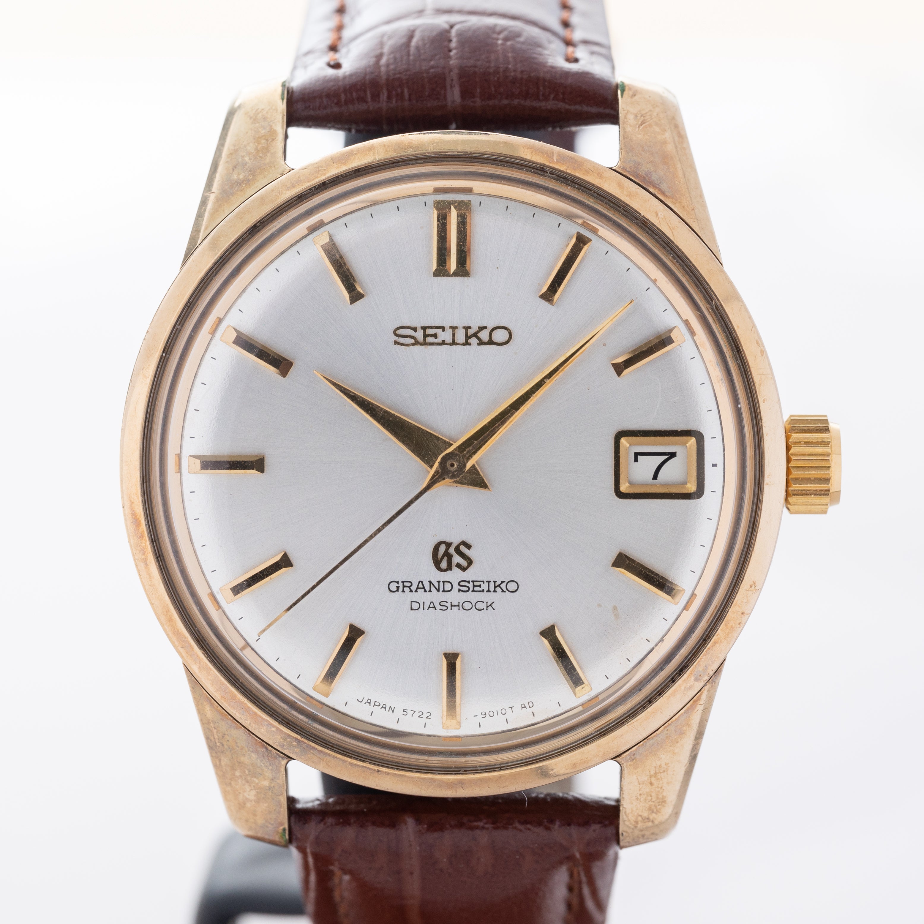 グランドセイコー セカンドモデル CAPゴールド 1966年製 Ref.5722-9010 57GS