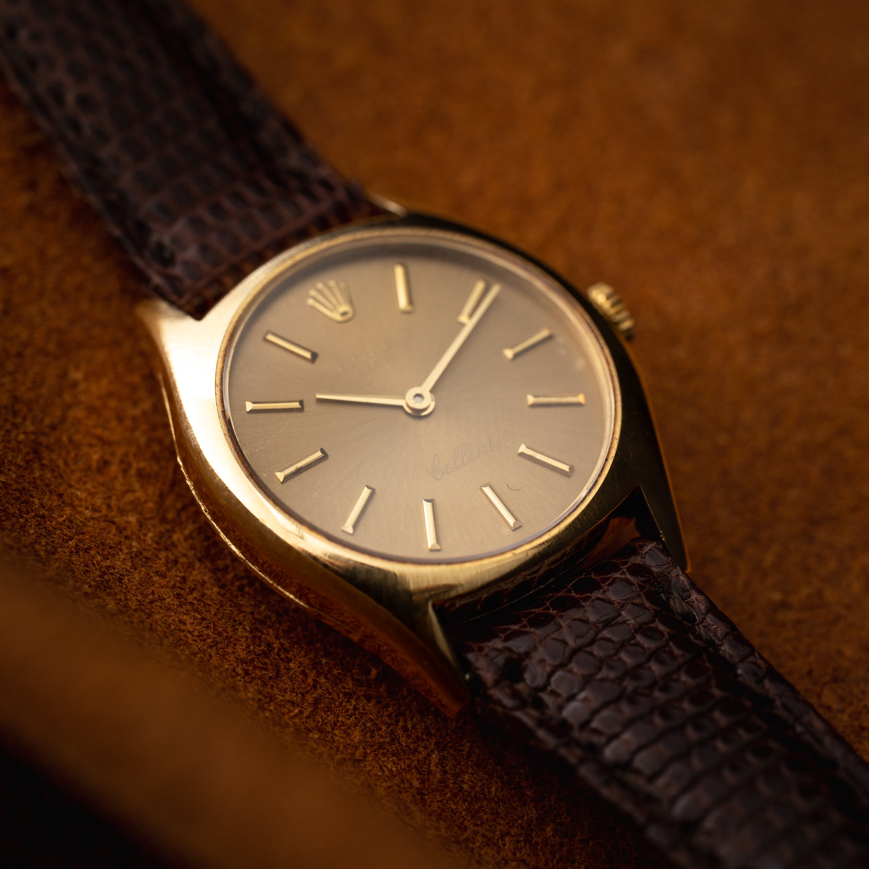 ロレックス レディース チェリーニ 14KYG Ref.3800 グレーゴールドダイヤル 1970年代製