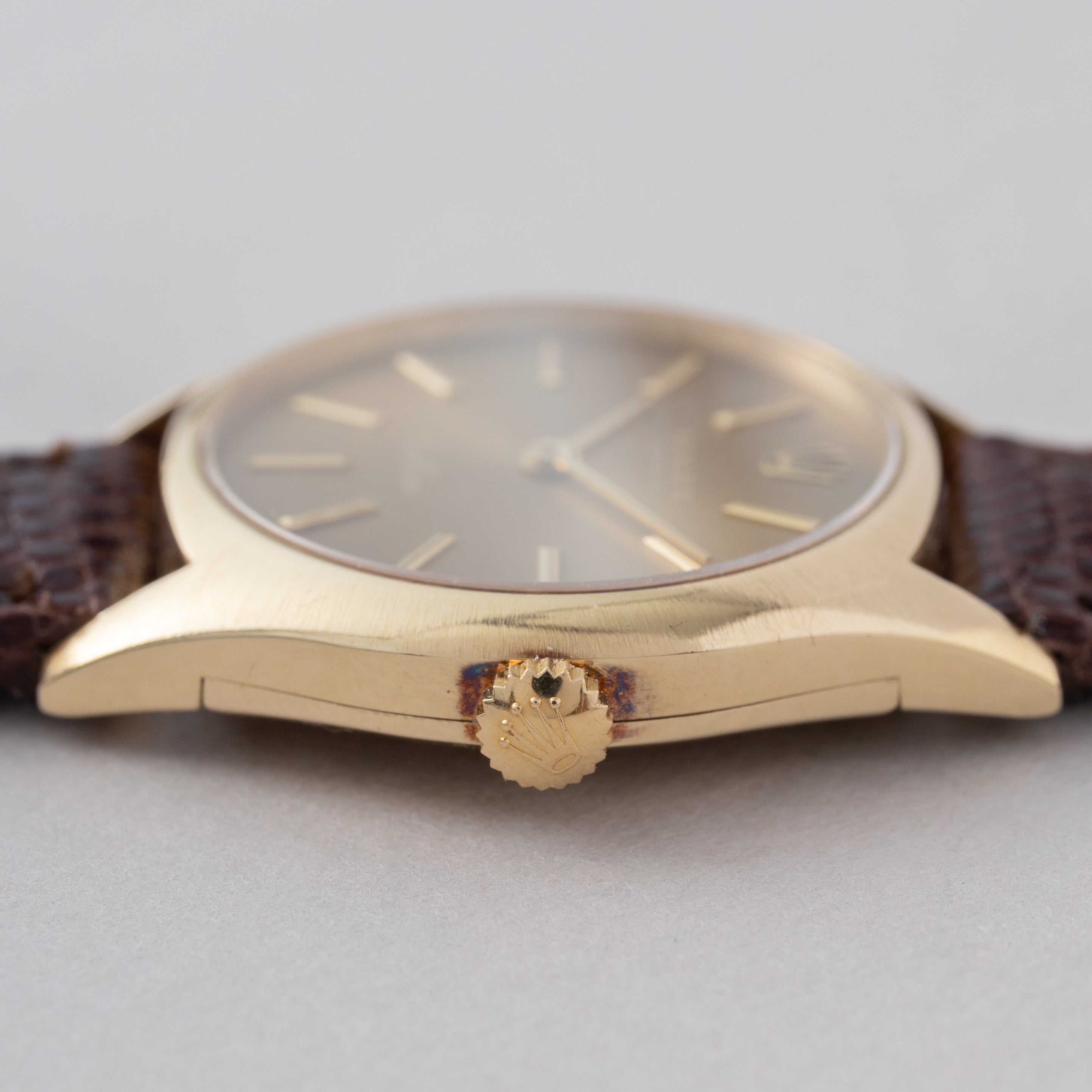 ロレックス レディース チェリーニ 14KYG Ref.3800 グレーゴールドダイヤル 1970年代製