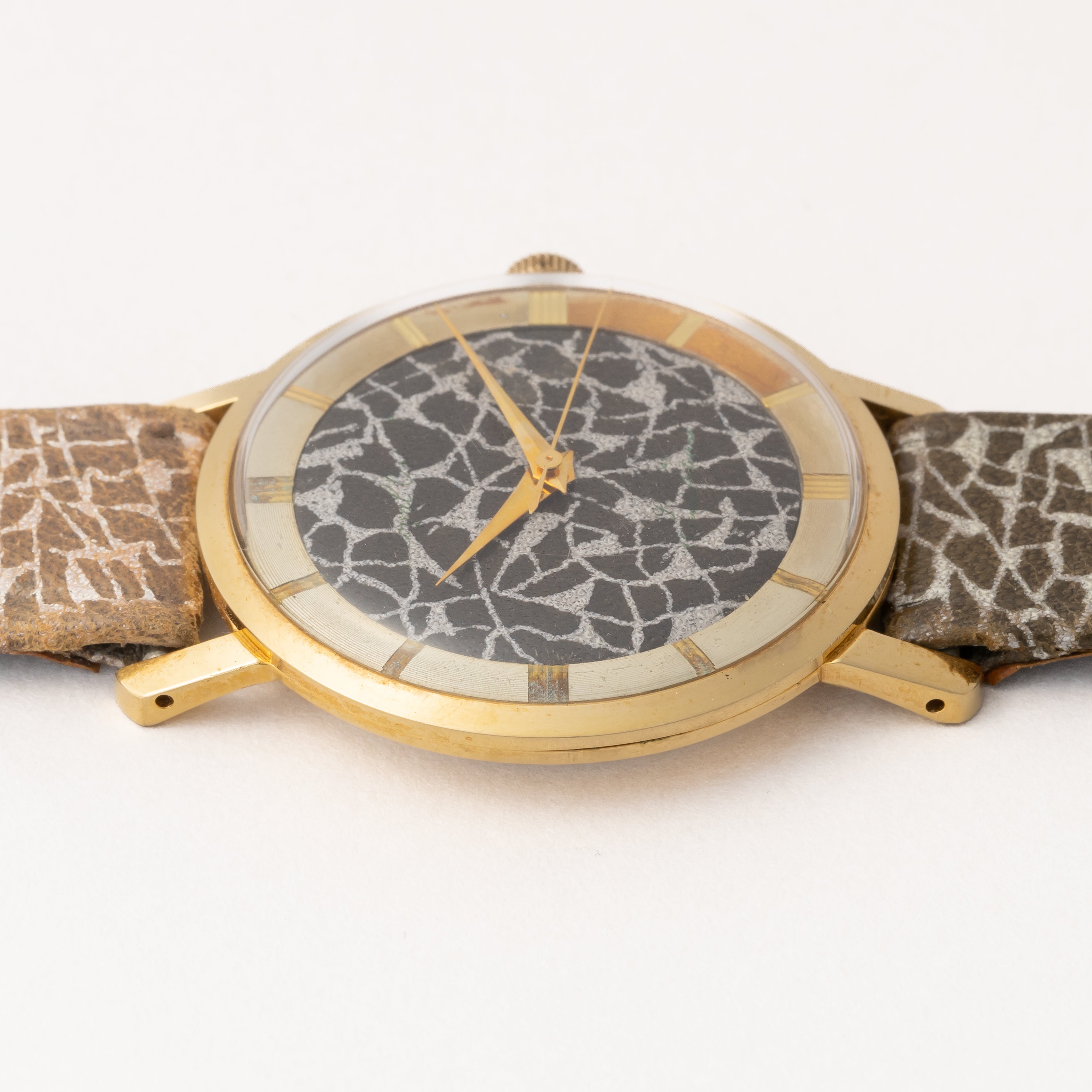 ロイヤルオリエント キリン模様文字盤 1960年代 純正革ベルト付き