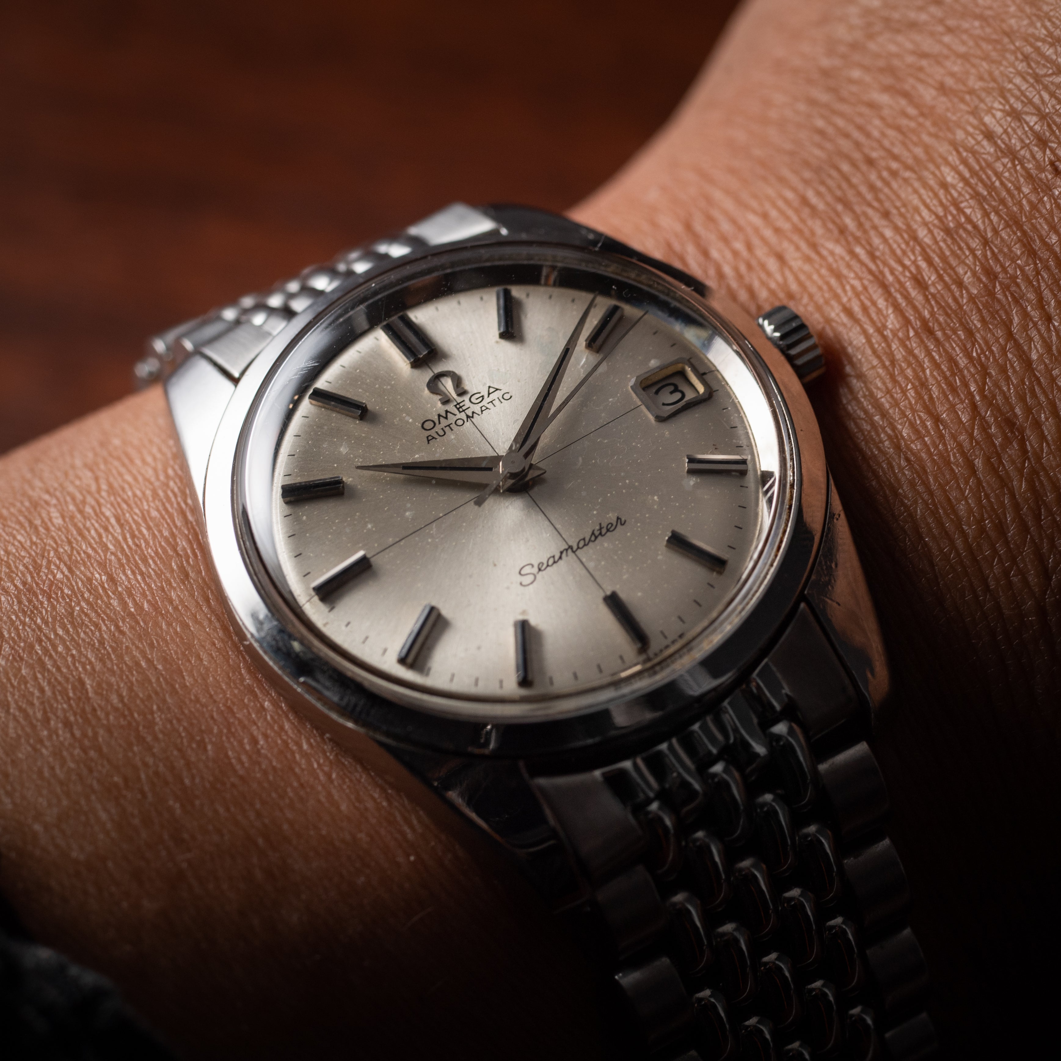 オメガ シーマスター 1963年製 Ref.166.010 ブレス付き