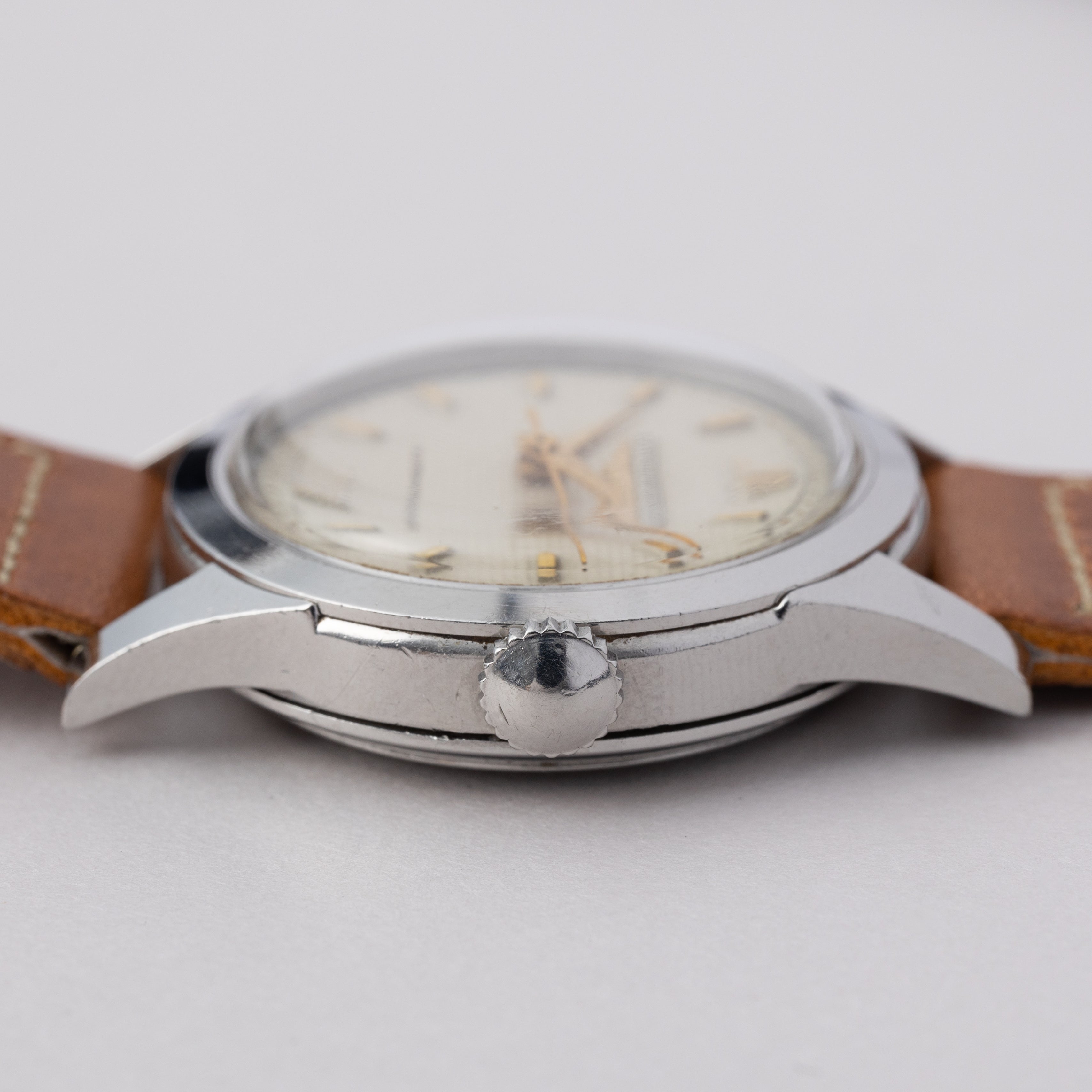 ロンジン ラウンド オートマチック ギョーシェダイヤル Cal.22AS 1950年代製