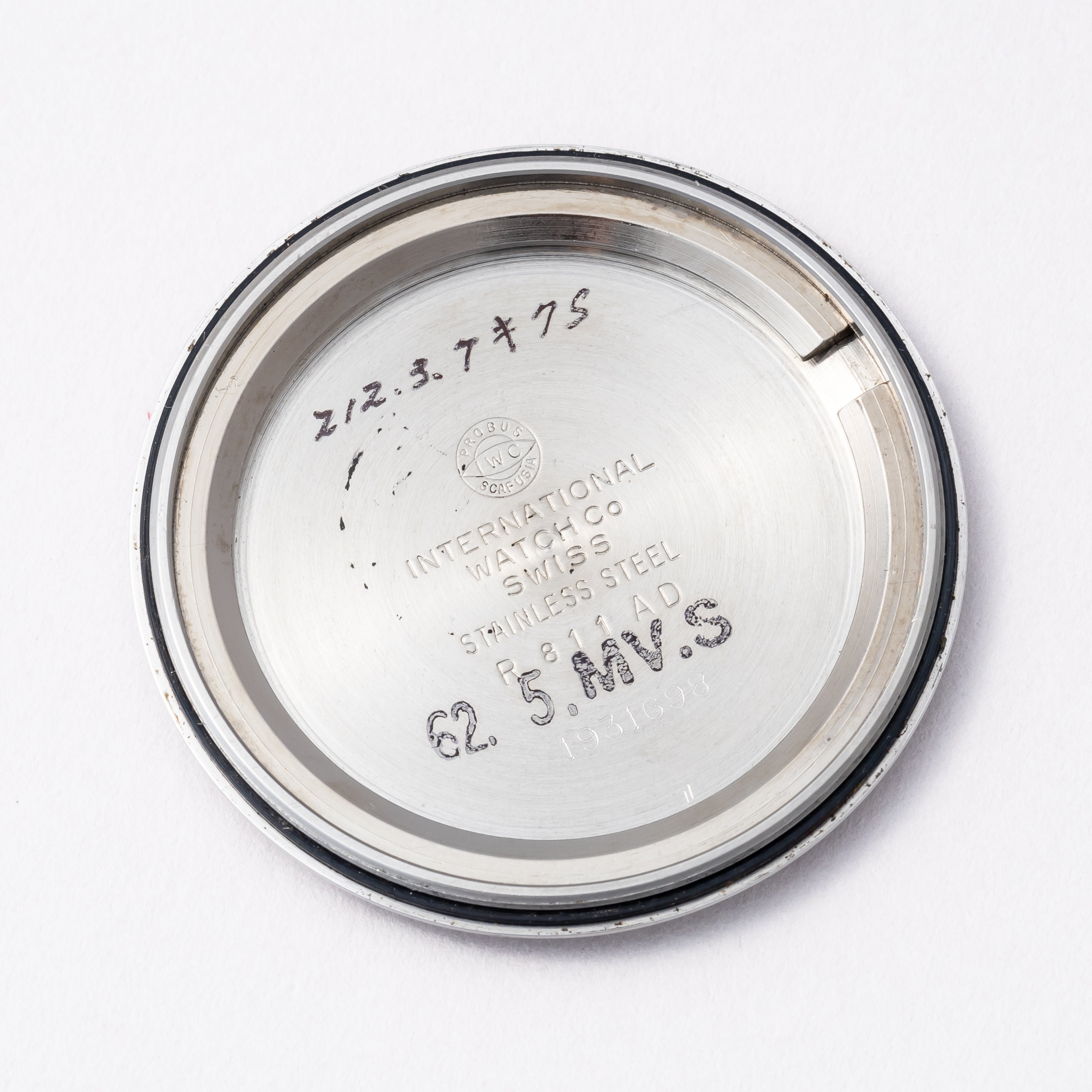 IWC ヨットクラブ 1970年製/昭和45年製 ブルーマーブル 箱、ギャラ付き