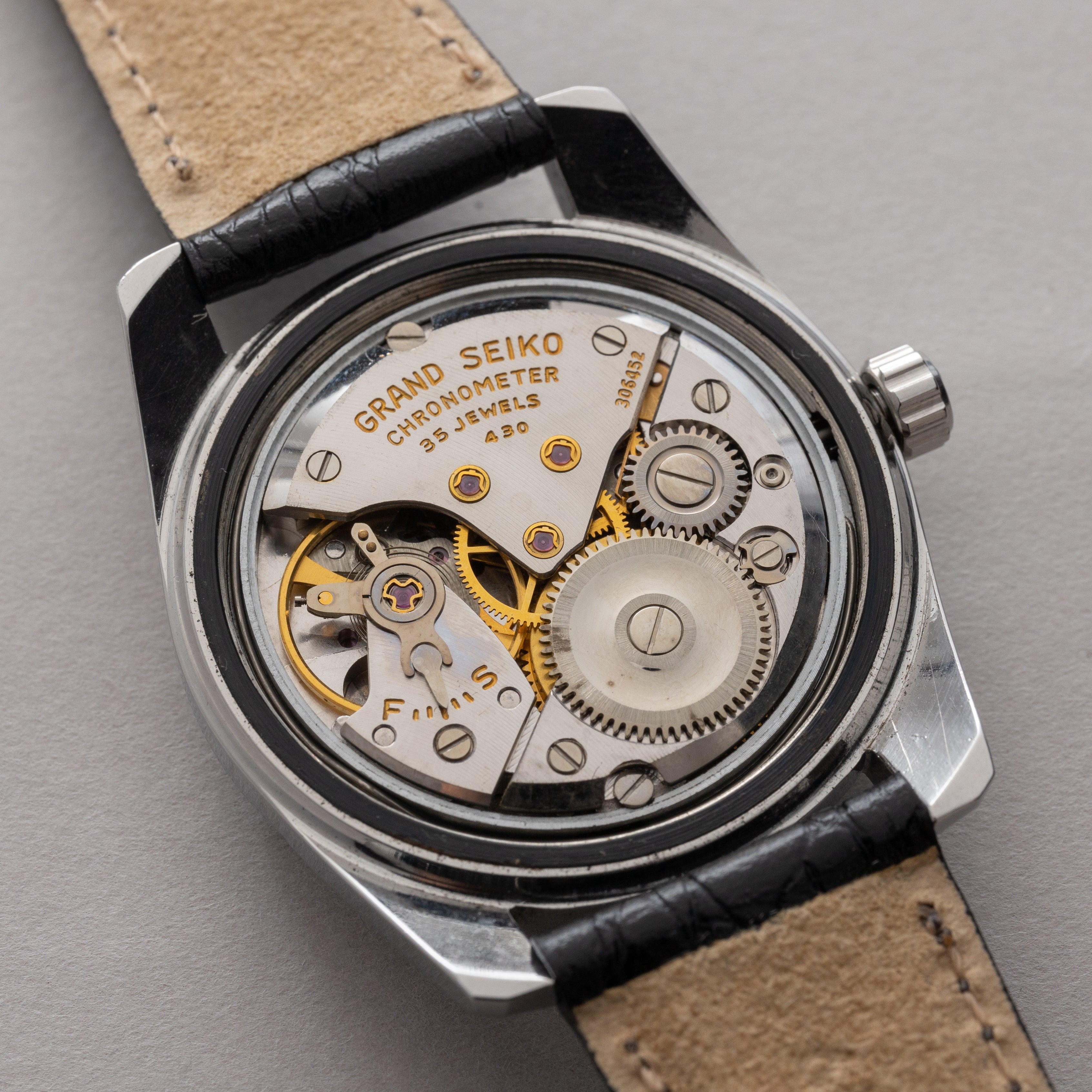 グランドセイコー セルフデーター GSセカンド初期 1964年製 スケルトン裏ブタ付き Ref.43999