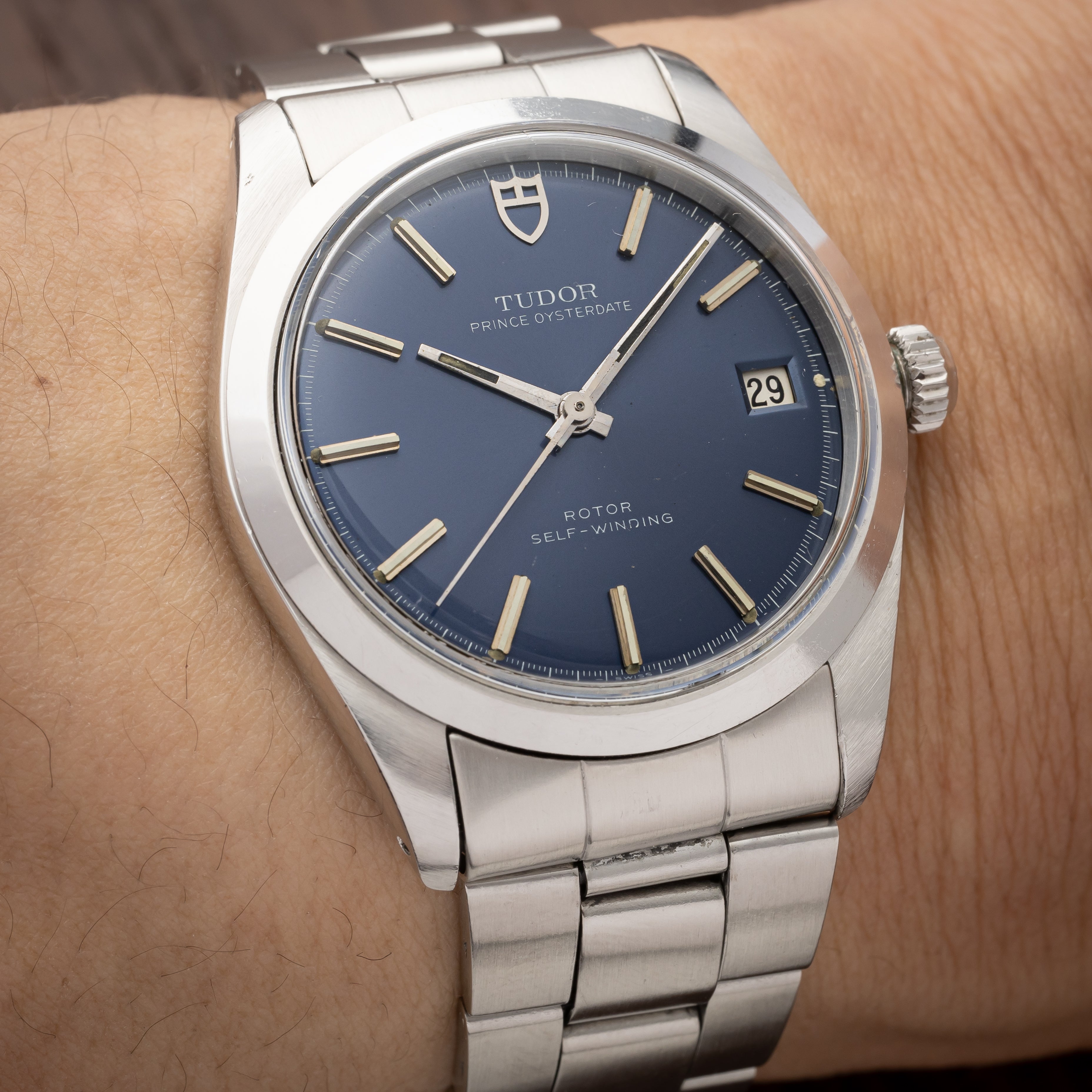 チューダー 1969年製 プリンスオイスターデイト ブルーダイヤル