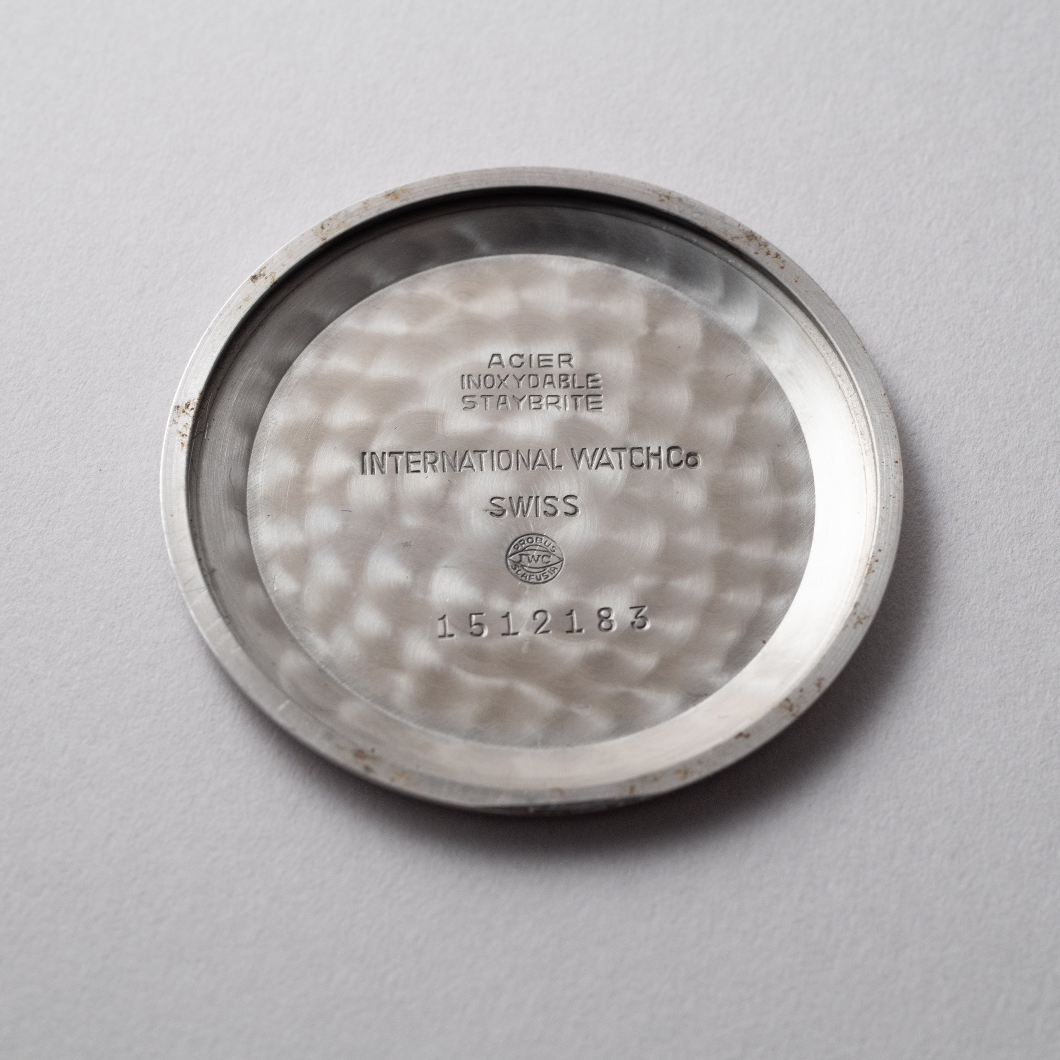 IWC 手巻き Cal.89 1959年製 ラウンドケース