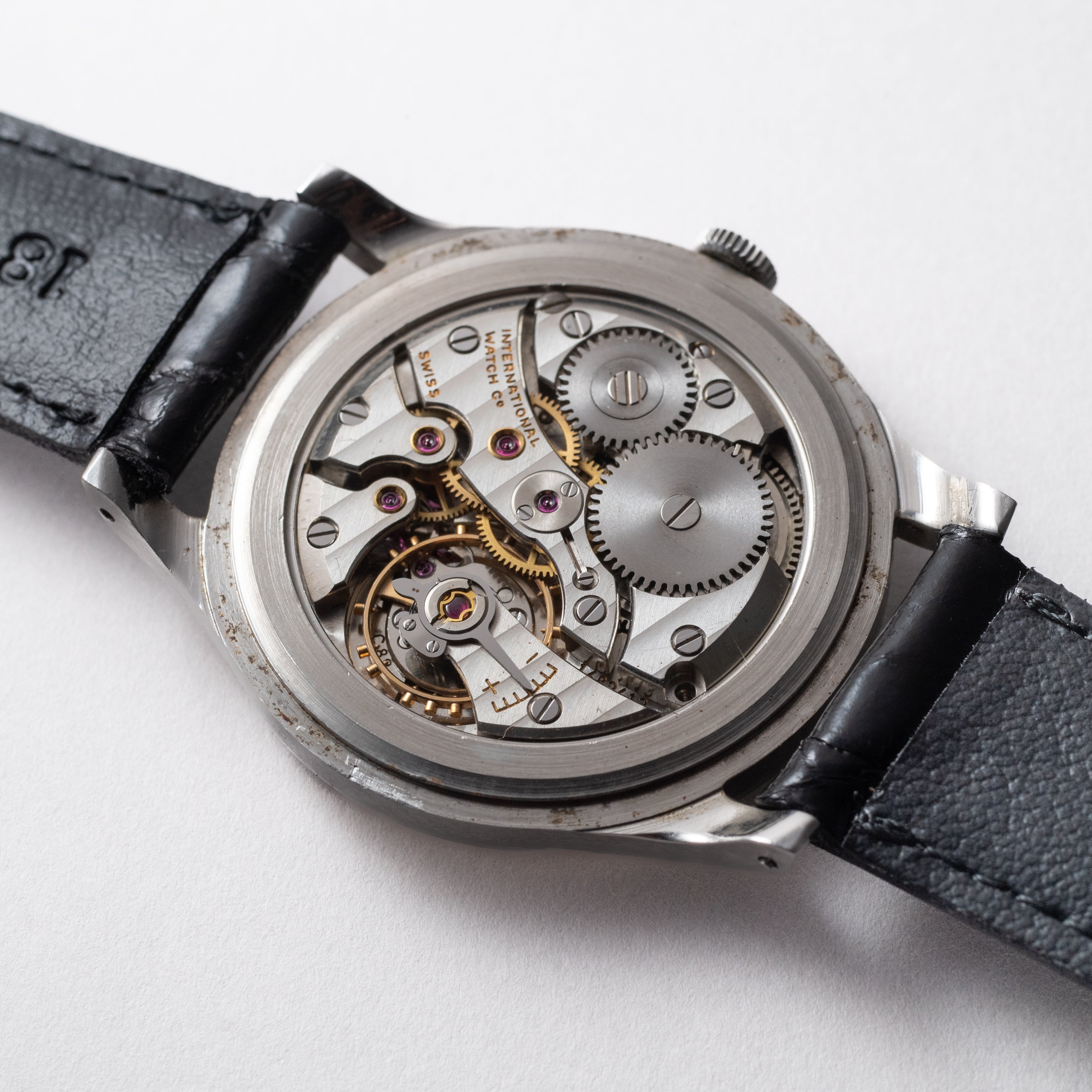 IWC 手巻き Cal.89 1959年製 ラウンドケース