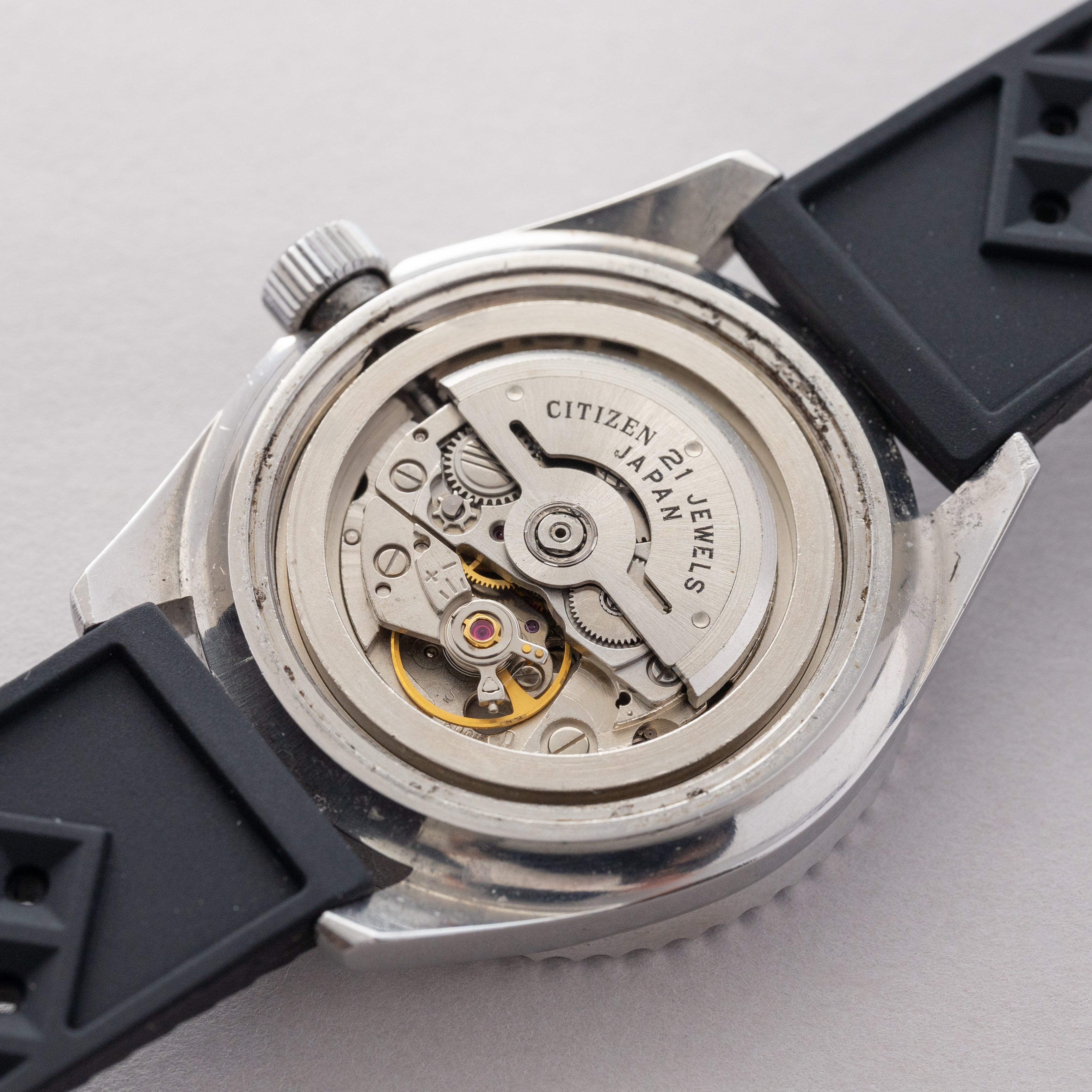 シチズン 1976年製 チャレンジダイバー 150M 赤カレンダー