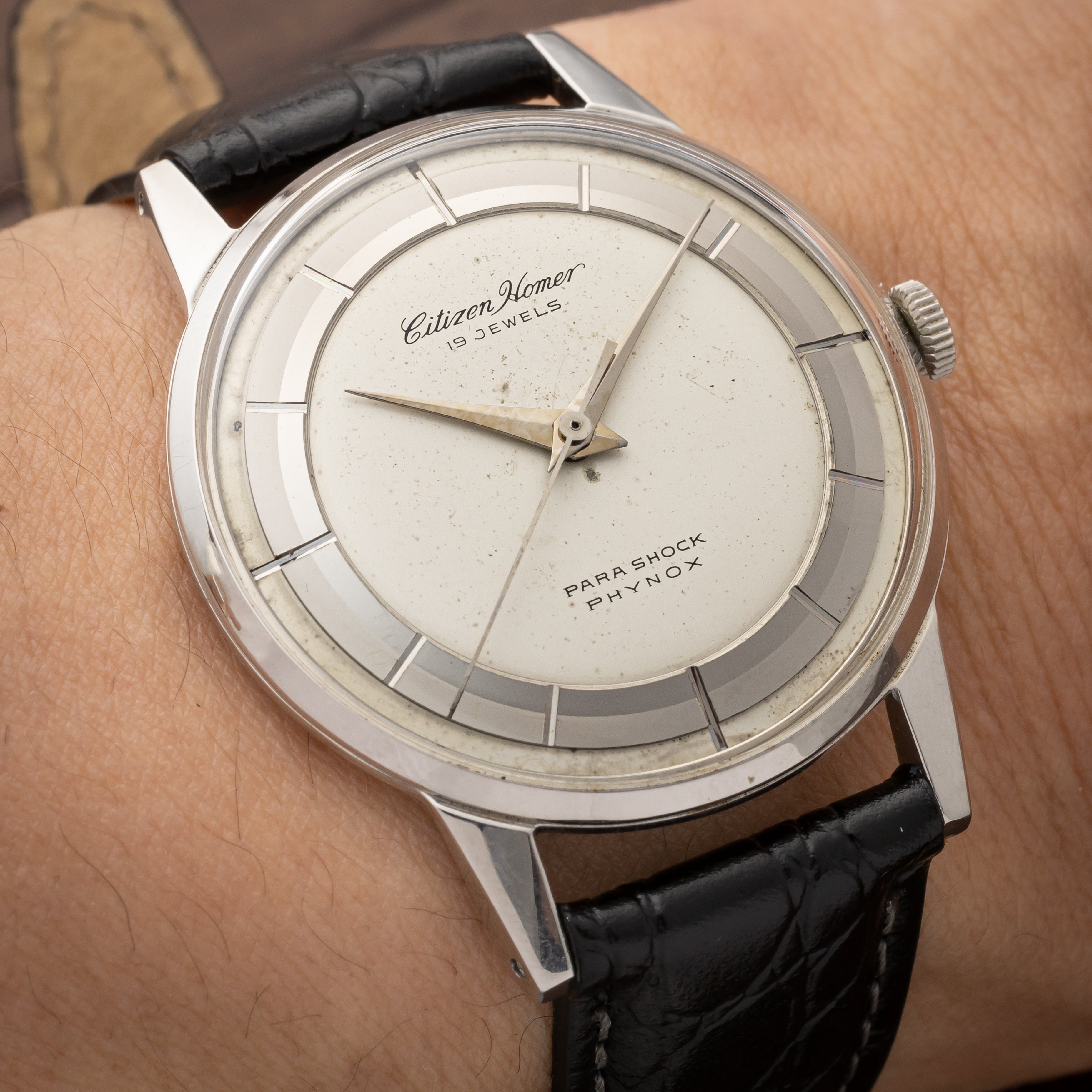 シチズン ホーマー 1962年製 手巻き ツートンダイヤル
