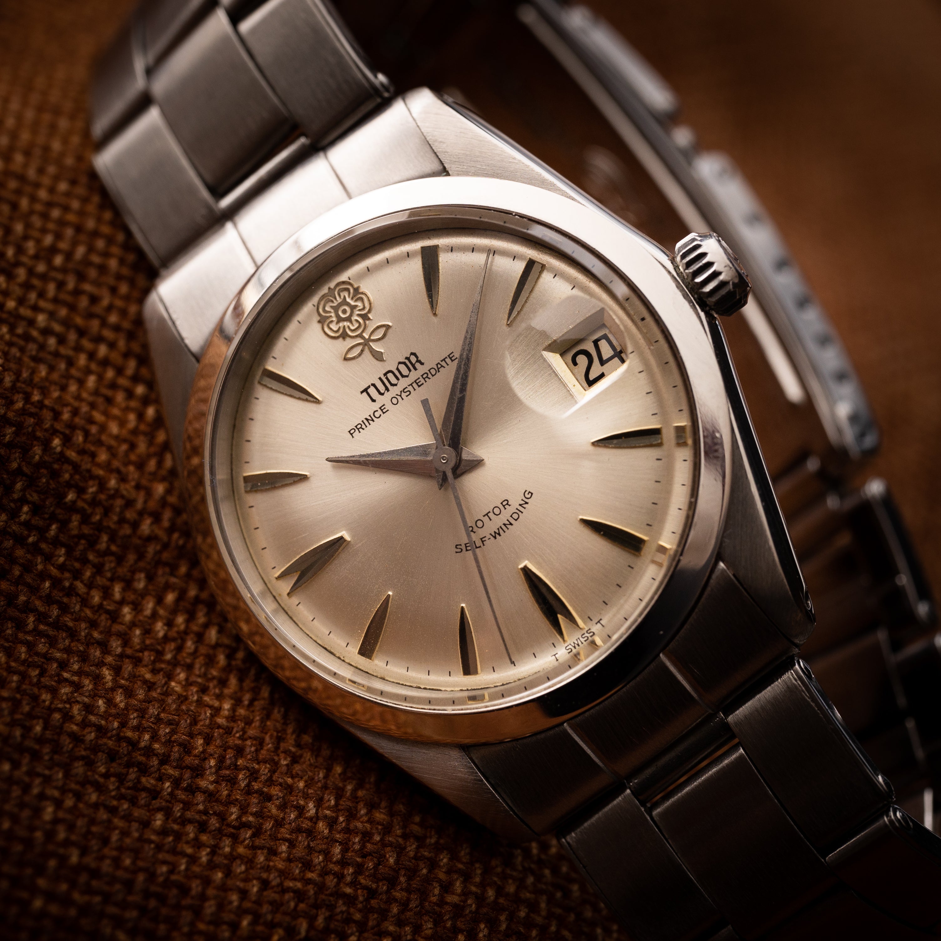 チューダー デカバラ 1964年製 プリンスオイスターデイト 自動巻き Ref.7966 オリジナルダイヤル