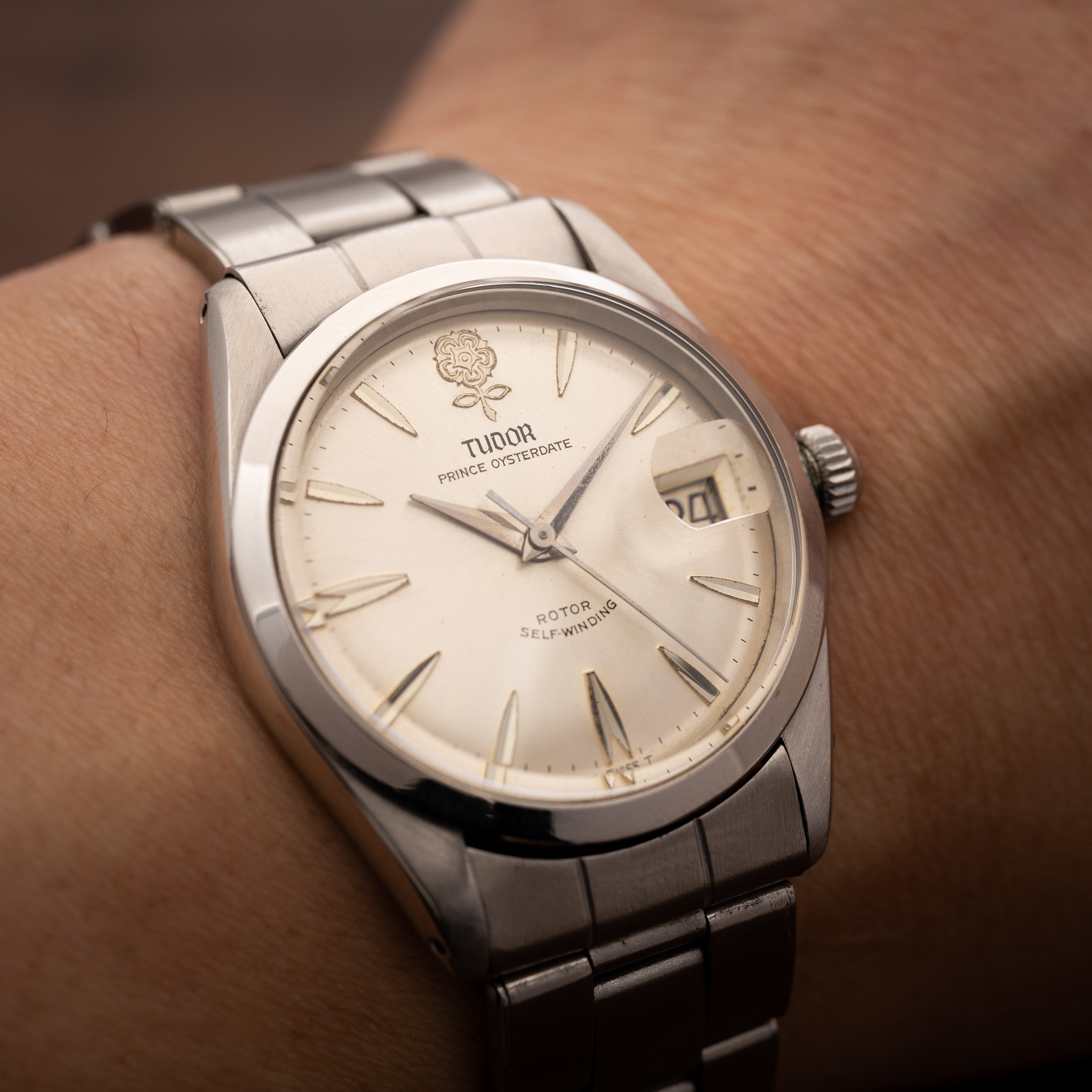 チューダー デカバラ 1964年製 プリンスオイスターデイト 自動巻き Ref.7966 オリジナルダイヤル