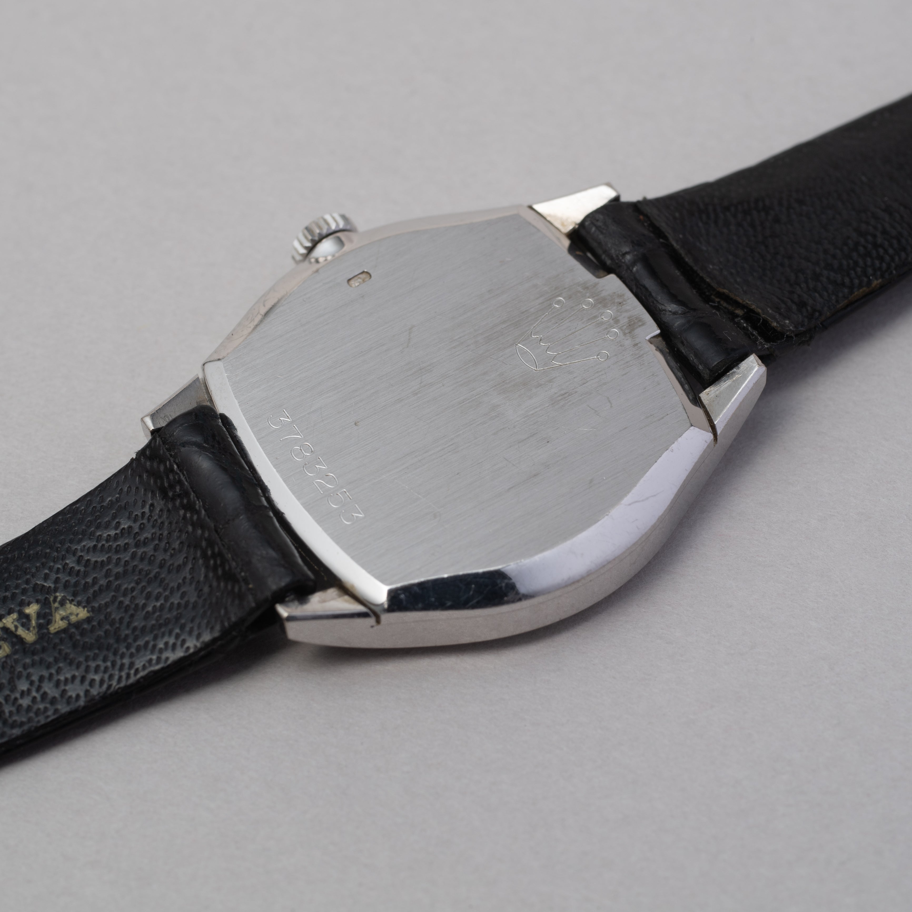 ロレックス レディース チェリーニ 18KWG 1974年製 純正革ベルト付き