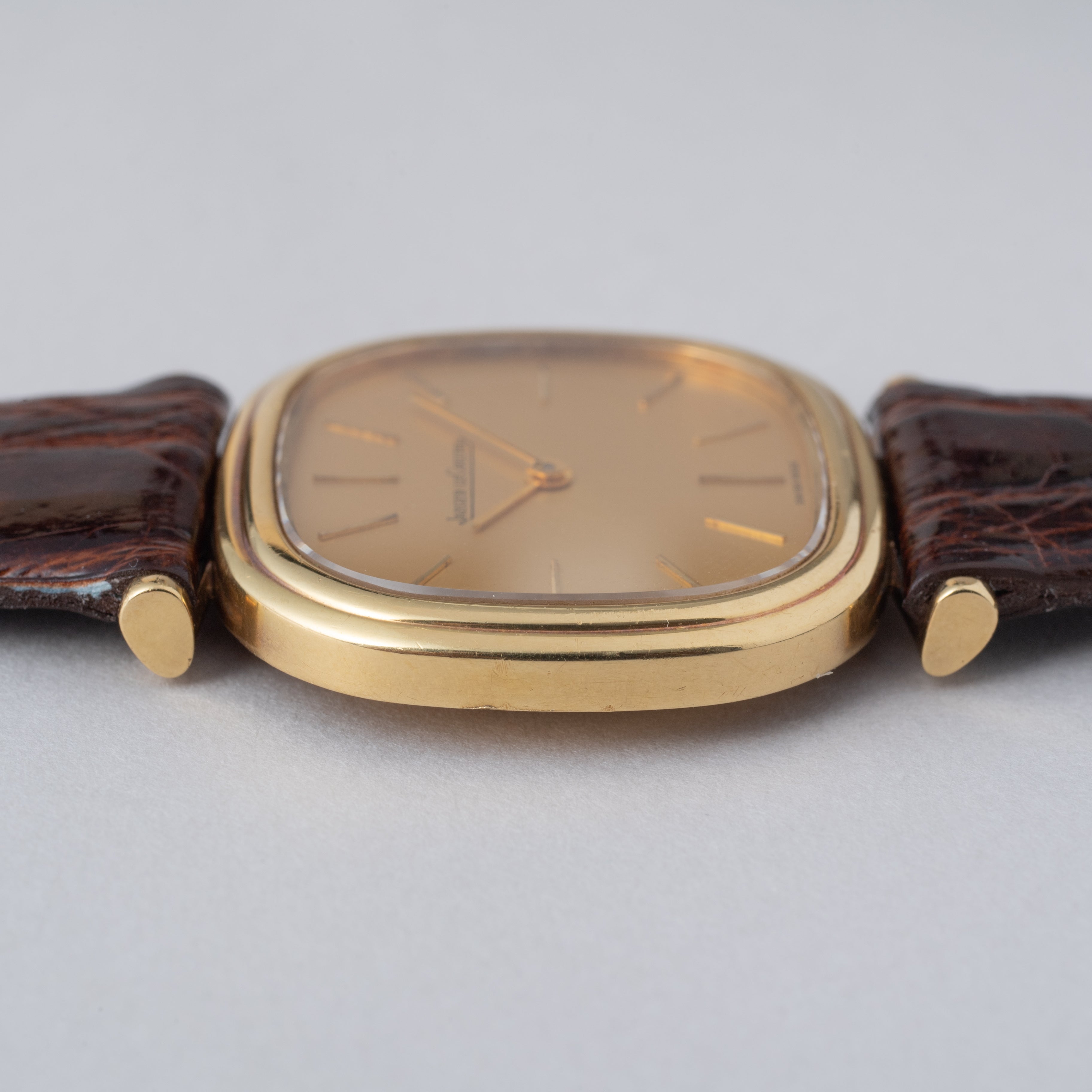 ジャガールクルト 18金無垢クッションケース オリジナルダイヤル 1970年代製