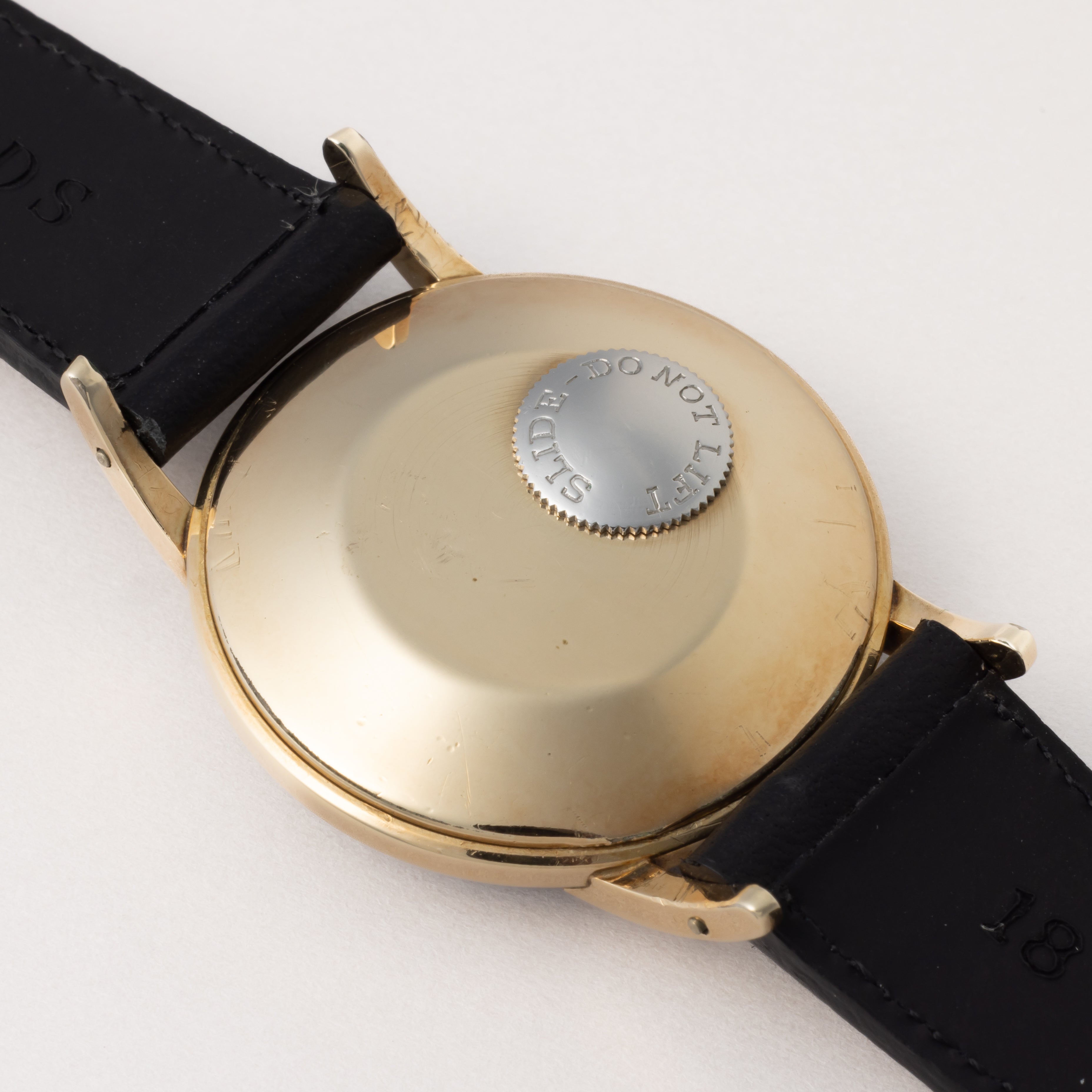 ルクルト フューチャーマチック 1950年代製 リダンブラックミラーダイヤル10KGF パワーリザーブ自動巻き