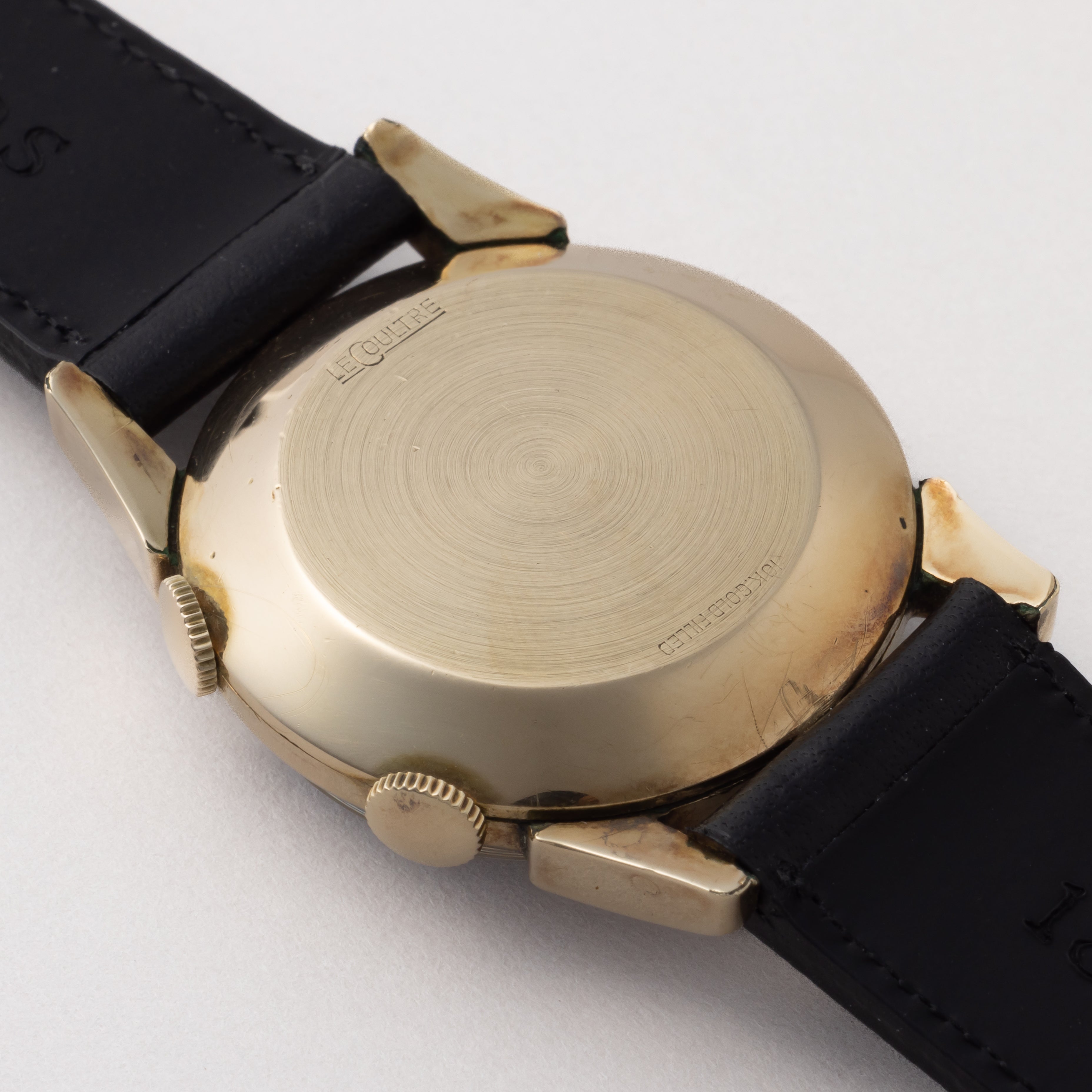 ルクルト リストアラームファーストモデル 1950年代製 ツートンブラックミラーブルズアイ10KGF