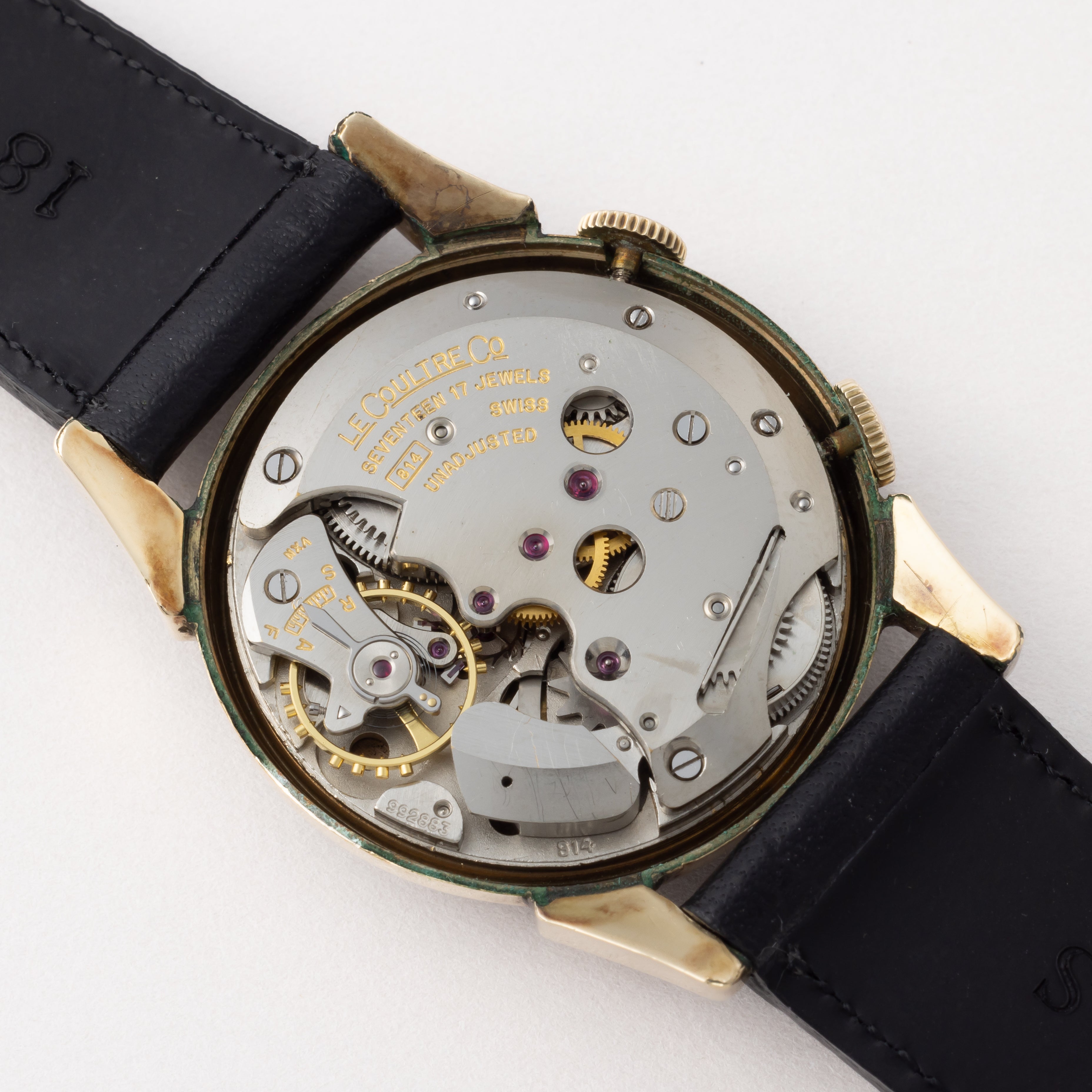 ルクルト リストアラームファーストモデル 1950年代製 ツートンブラックミラーブルズアイ10KGF