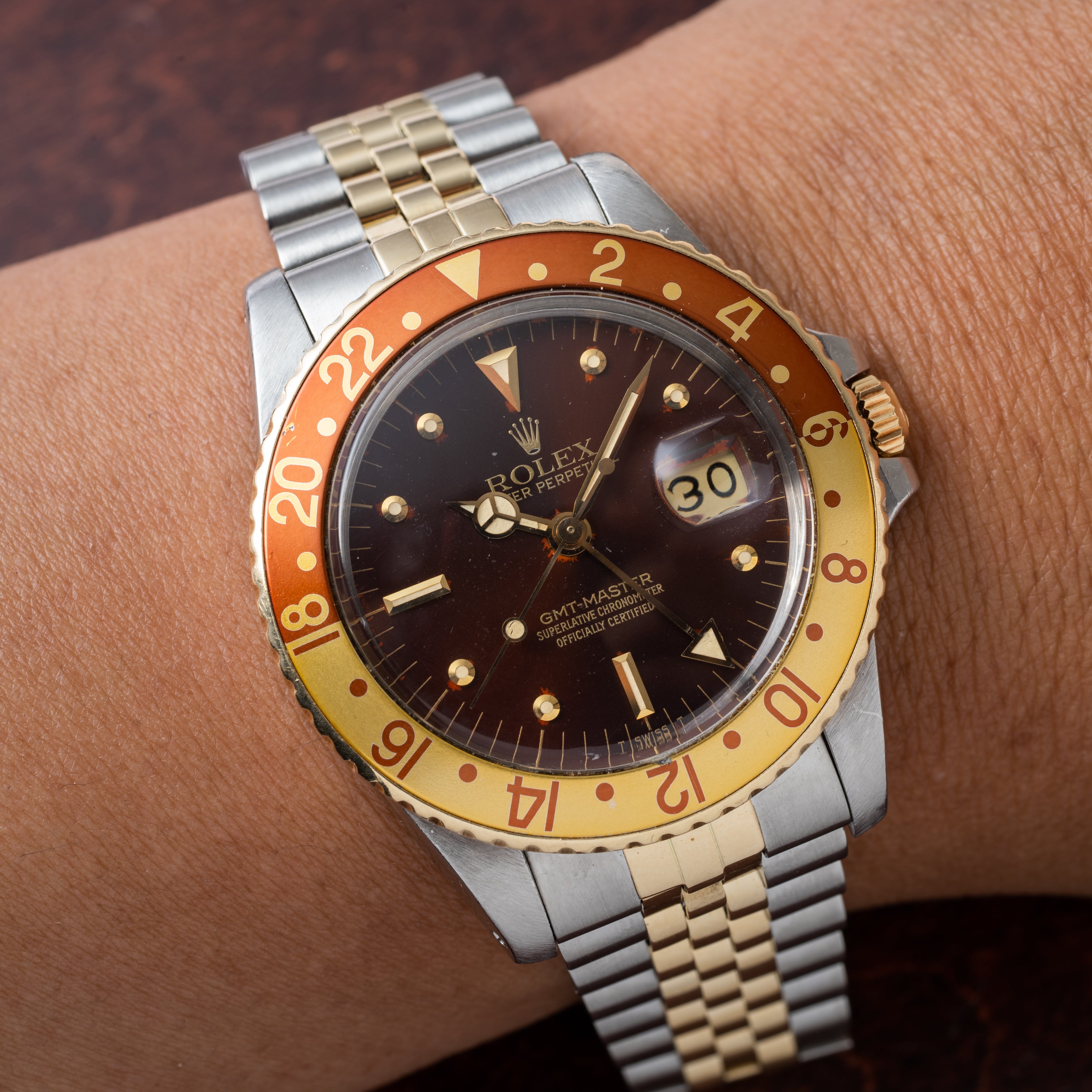 ロレックス GMTマスター 1979年製 茶ツボ Ref.16753