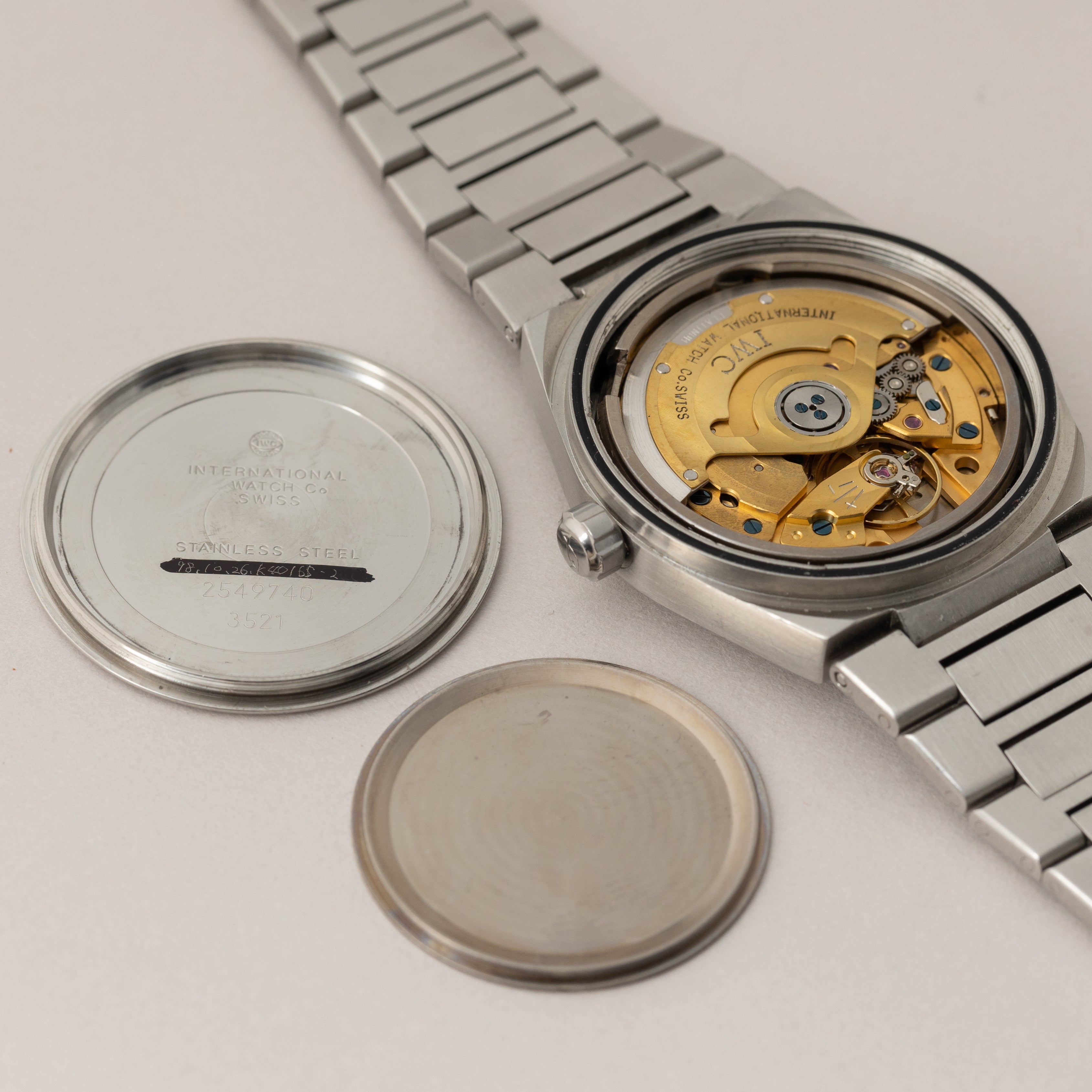 IWC インヂュニア Ref.3521 ホワイトダイヤル 1993年製 Cal.887/2 クロノメーター