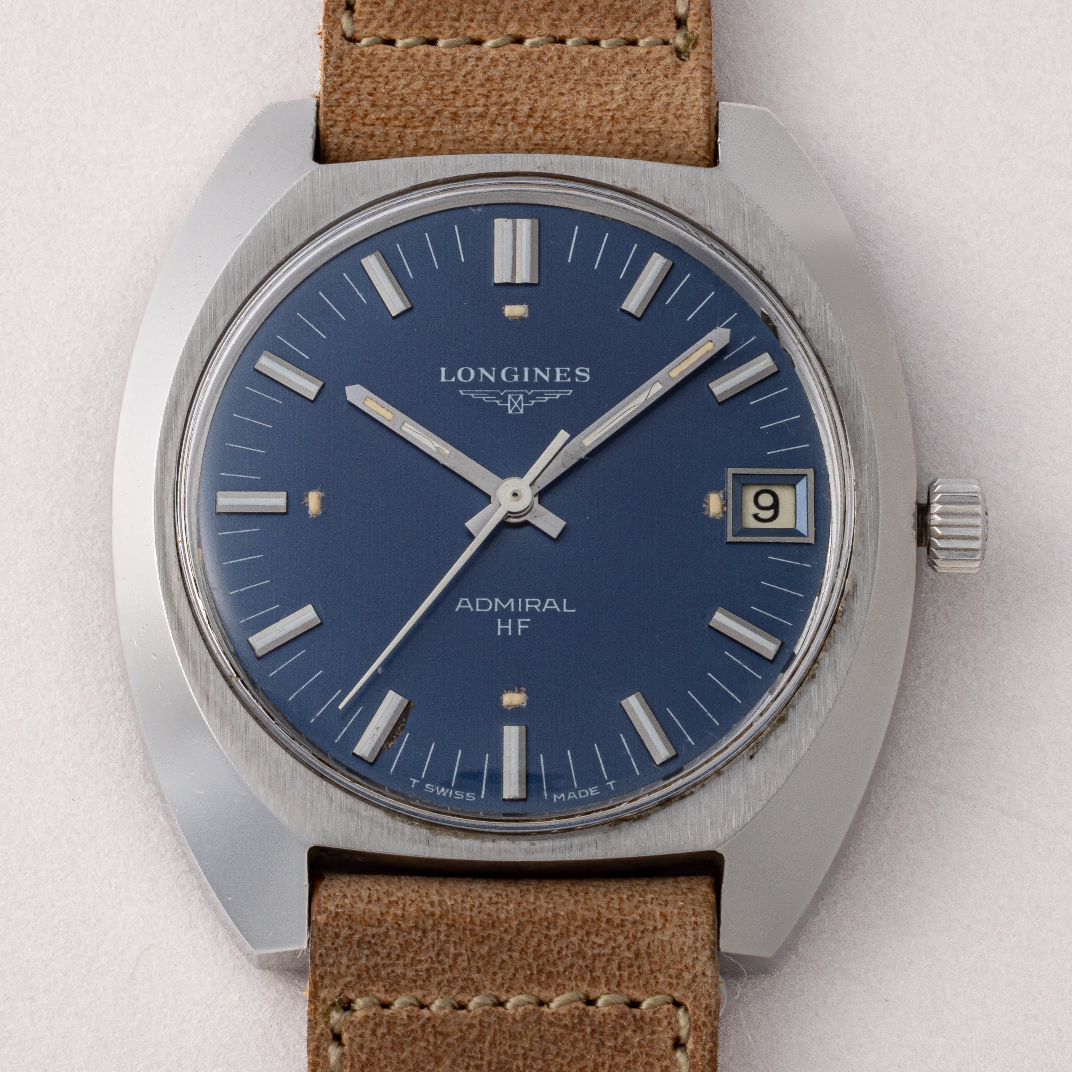 ロンジン アドミラル 1972年製 ミュンヘンオリンピック ブルーダイヤル