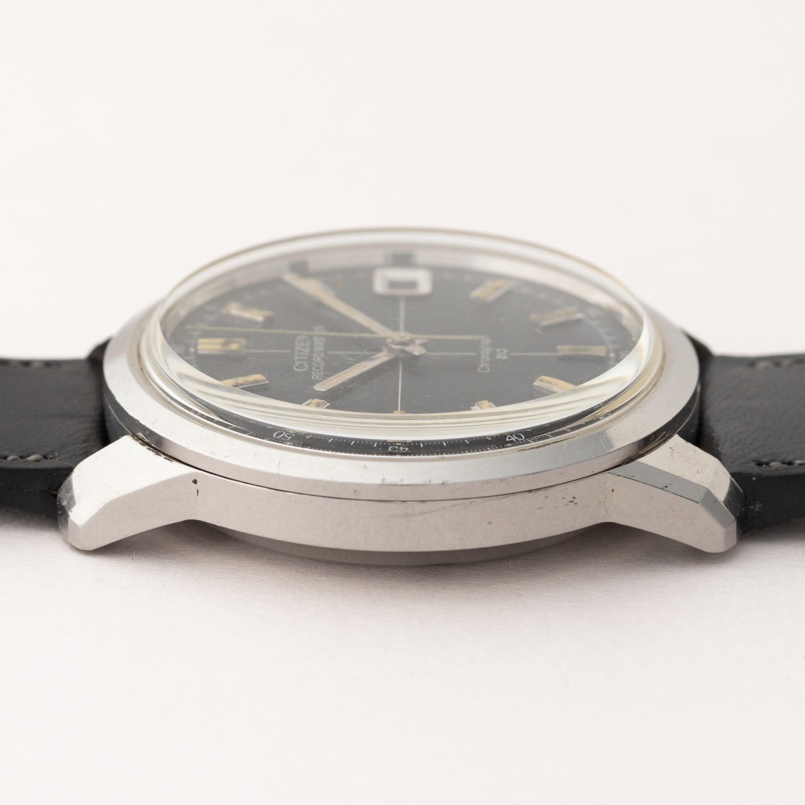 シチズン レコードマスター 1968年製 フライバック クロノグラフ ブラックダイヤル