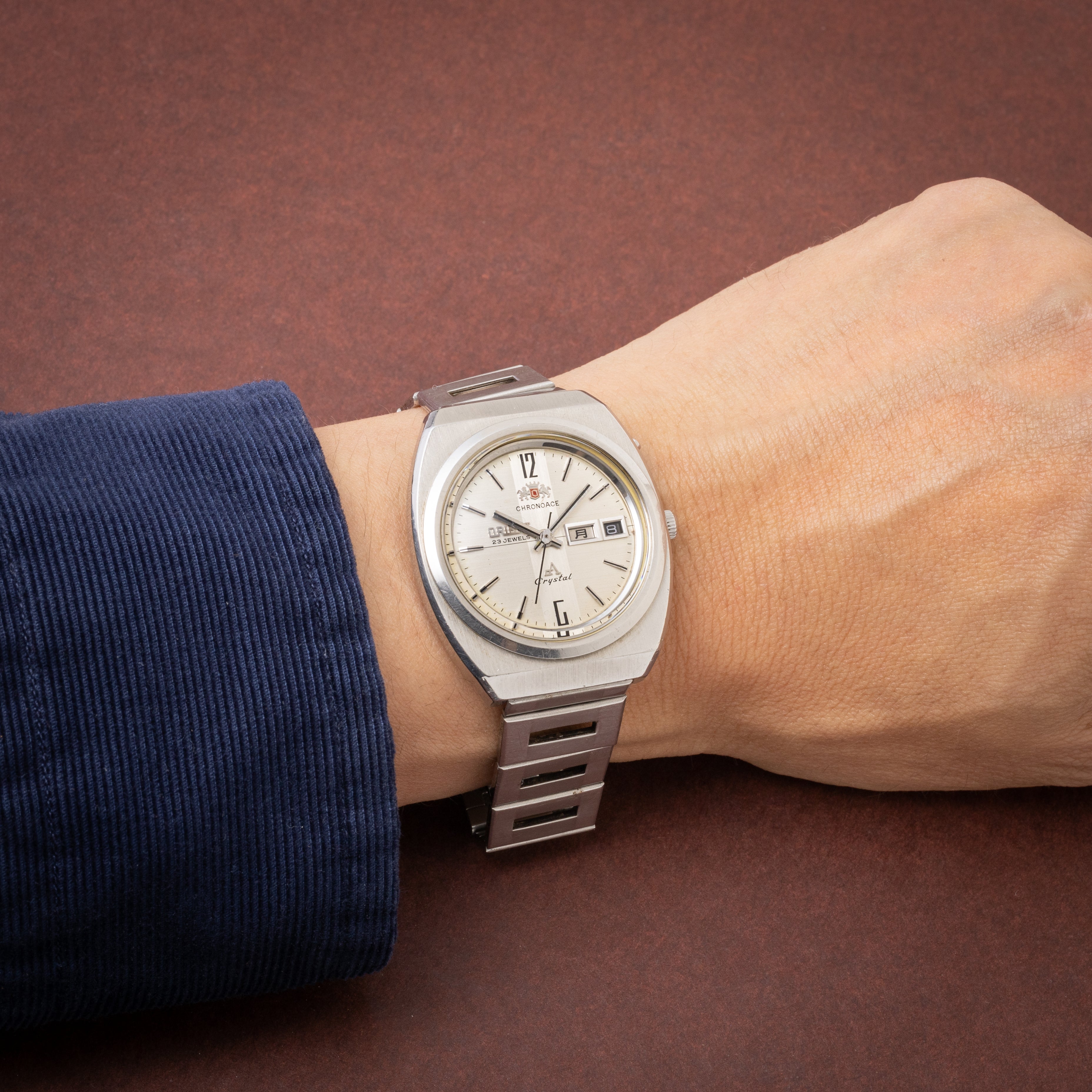 オリエント クロノエース クリスタル 1970年代 デイデイト