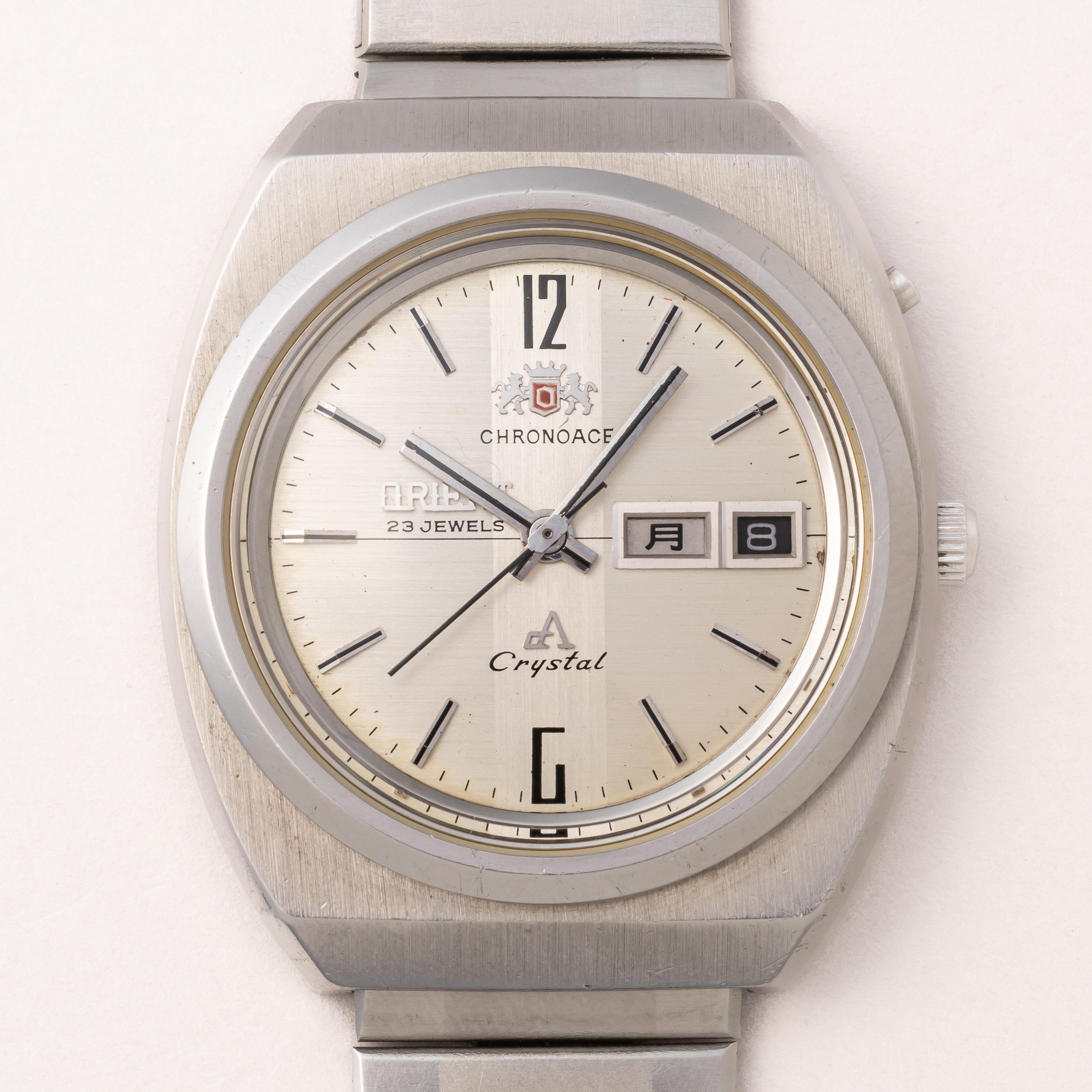 オリエント クロノエース クリスタル 1970年代 デイデイト