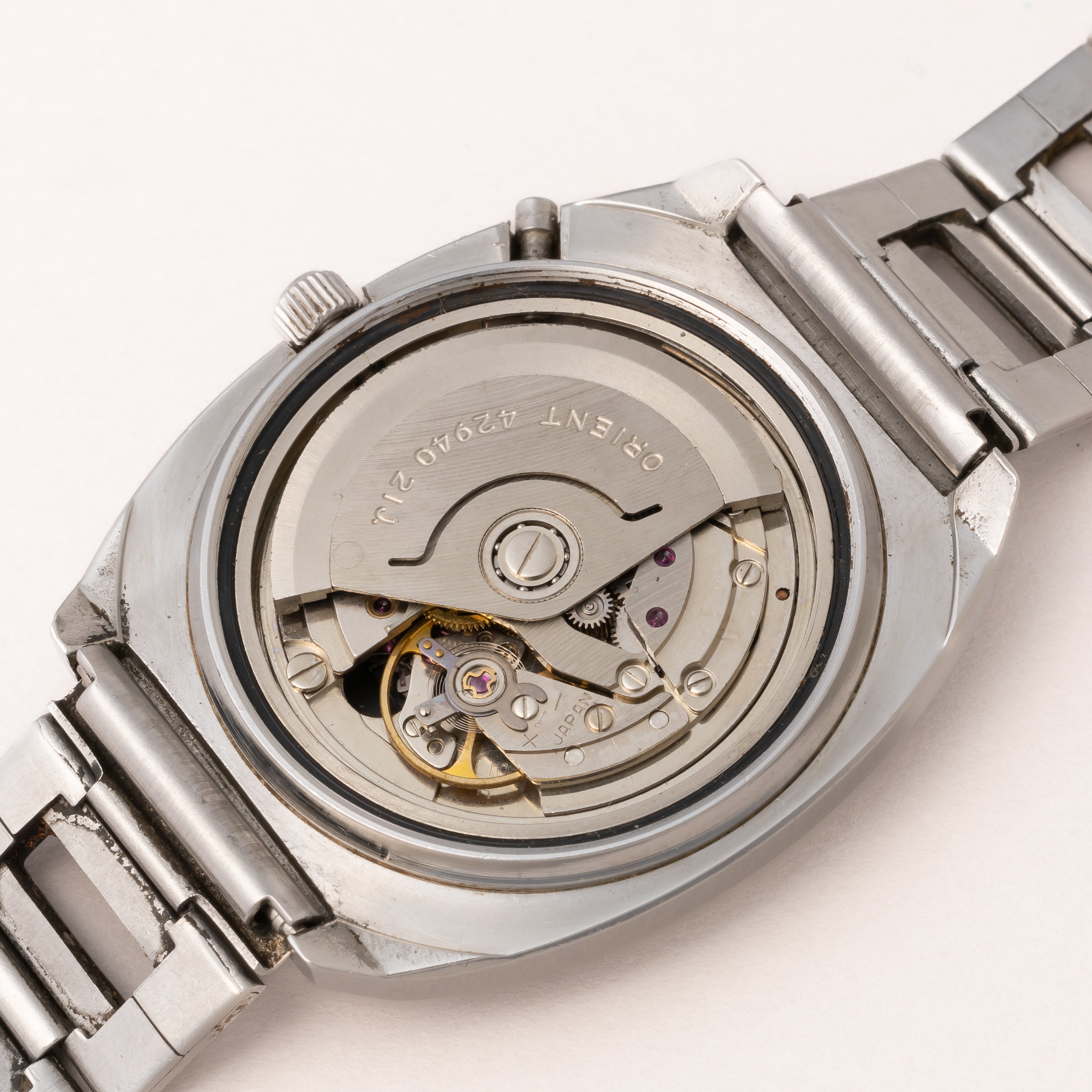 オリエント クロノエース クリスタル 1970年代 デイデイト