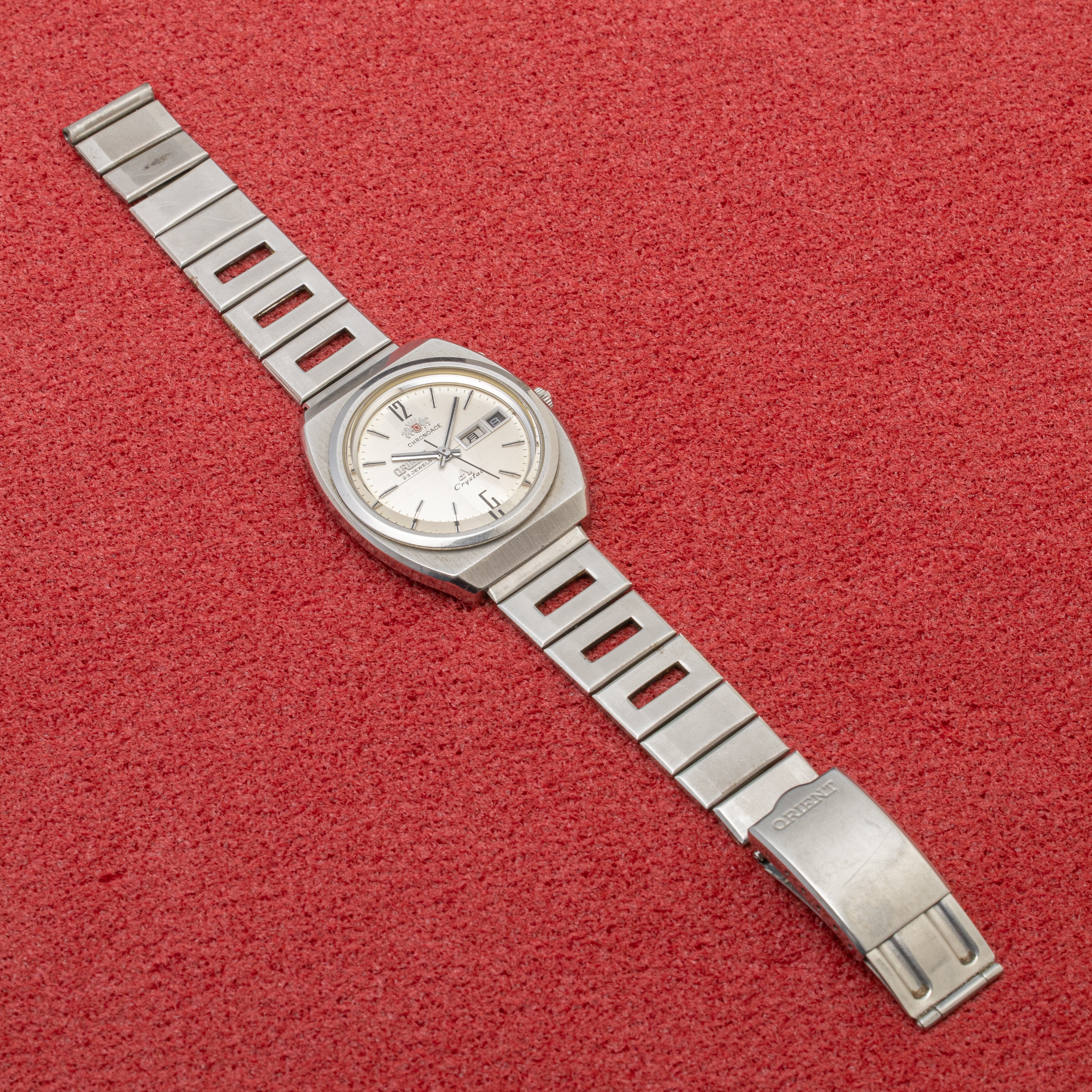 オリエント クロノエース クリスタル 1970年代 デイデイト