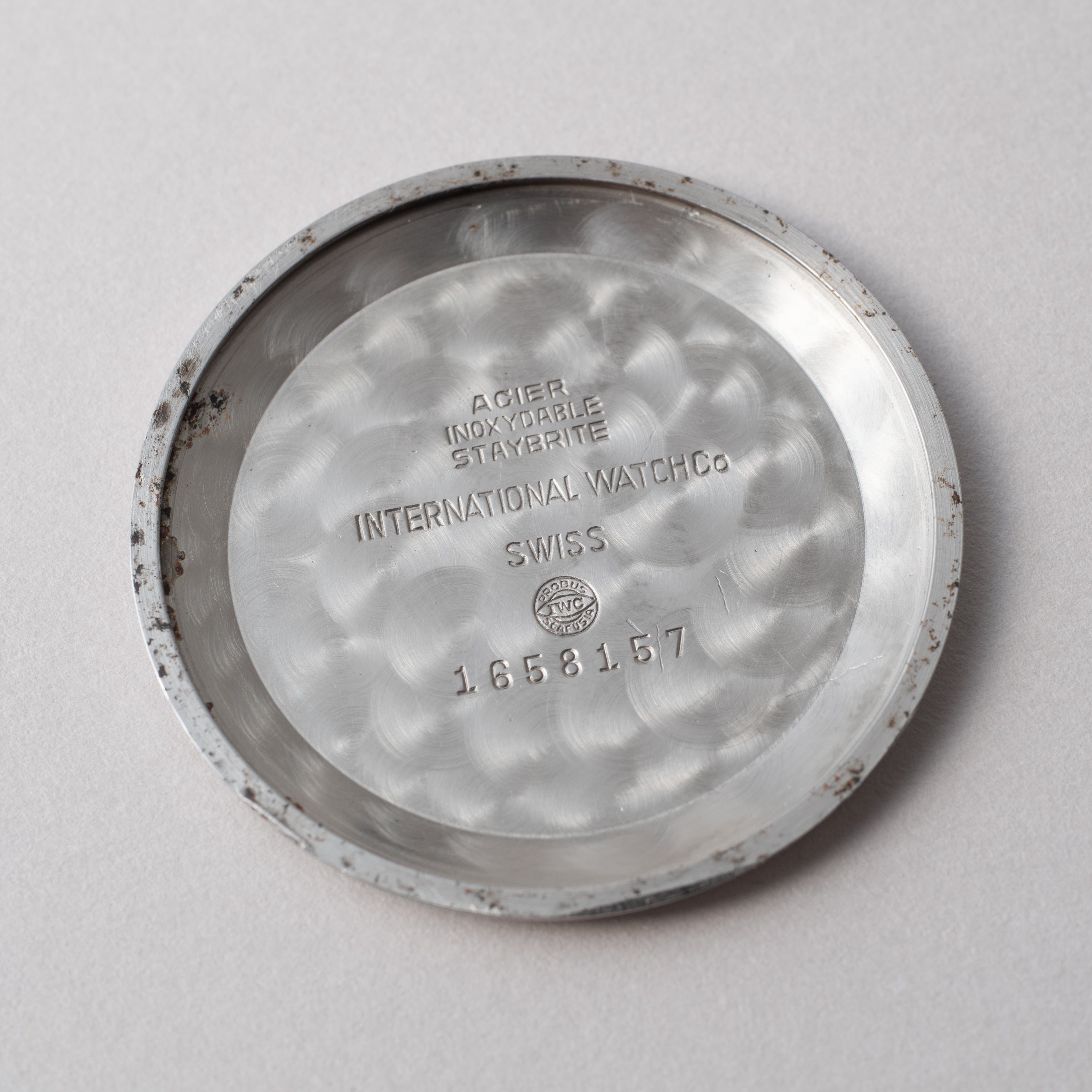 IWC ラウンドケース1965年製 手巻き Cal.89