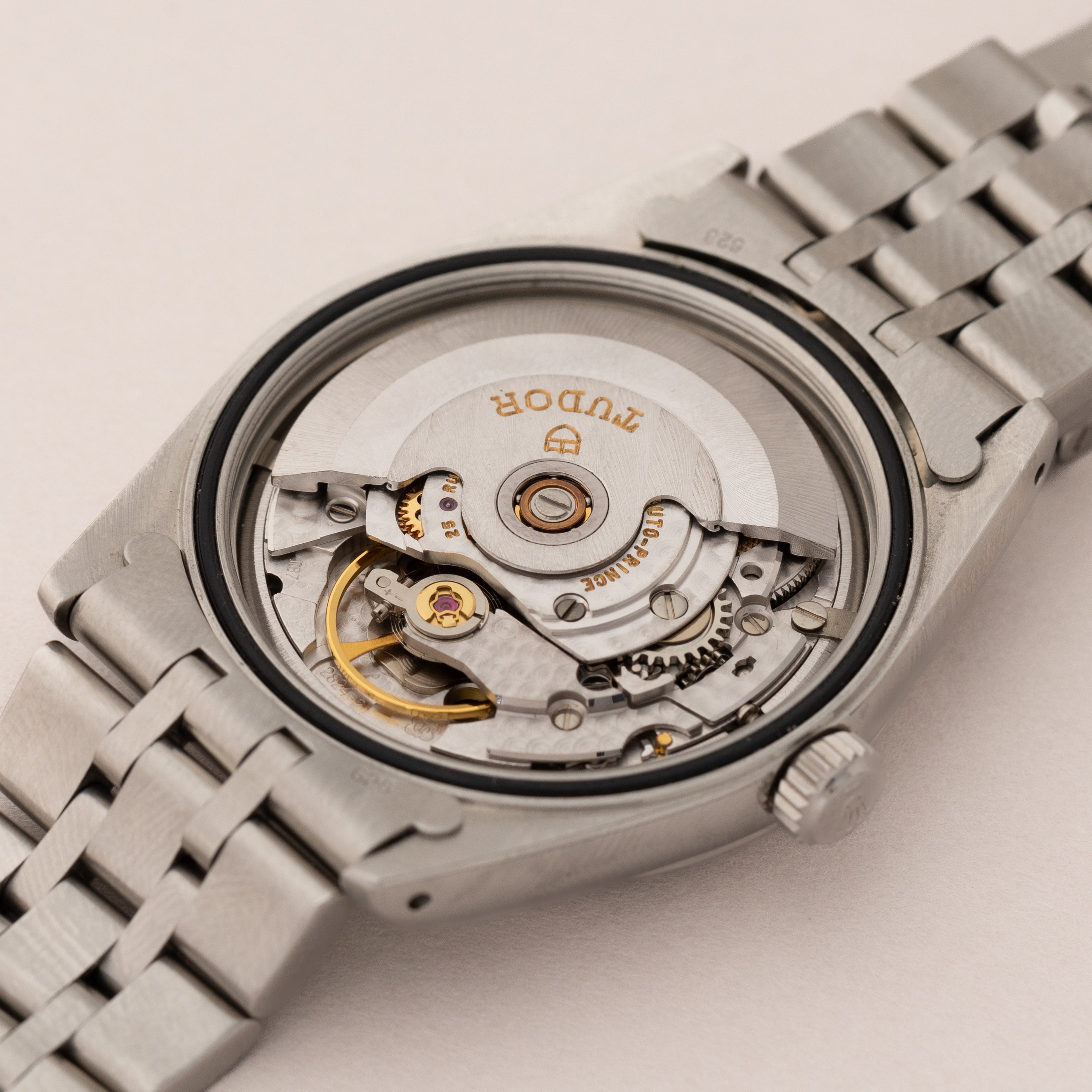 チューダー プリンスデイト 1997年製 ダークブルー 王冠リューズ 純正ステンレスブレス